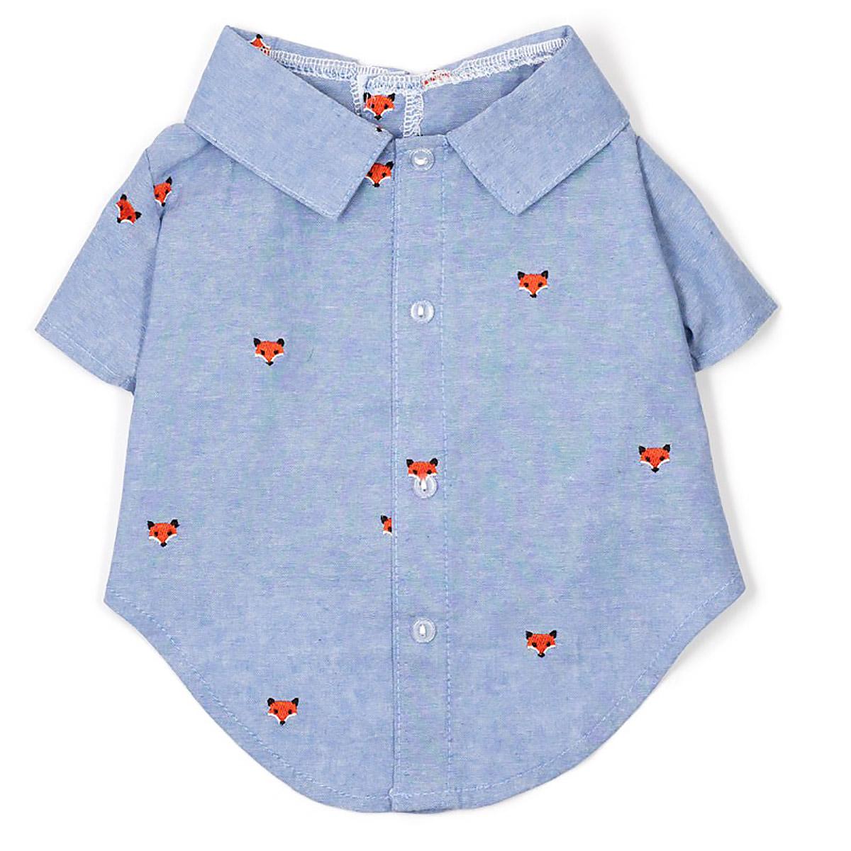 Worthy Dog Chambray Foxy Dog Shirt