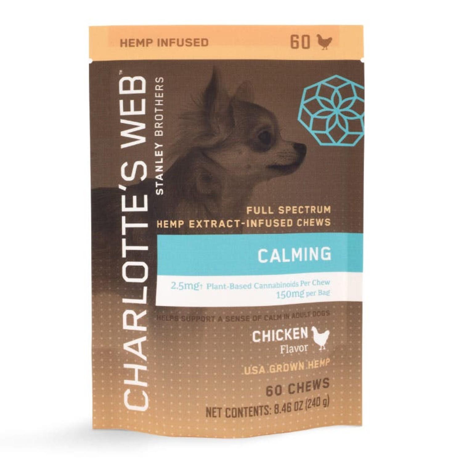 CharlotteÃ¢â‚¬â„¢s Web Pet Hemp Calming Dog Chew - Chicken