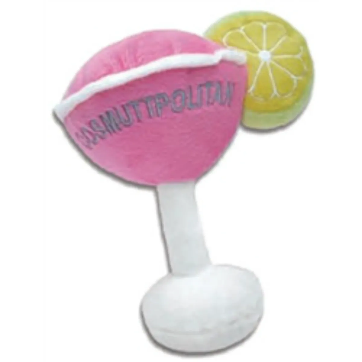 Haute Diggity Dog Plush Dog Toy - Pink Cocktail