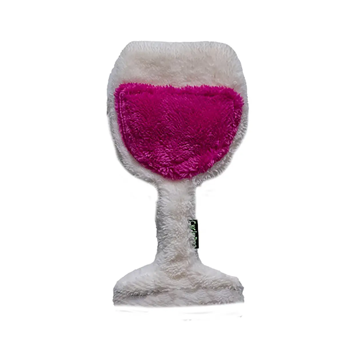 Cycle Dog Unstuffed Duraplush BrewGear Dog Toy - Wine Glass 