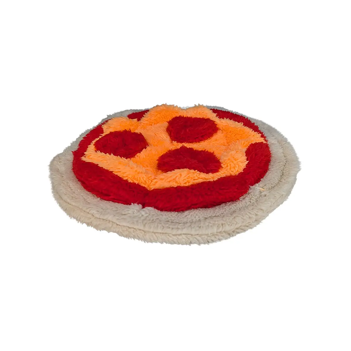 Cycle Dog Unstuffed Duraplush Soft Dog Toy - Flying Pizza 