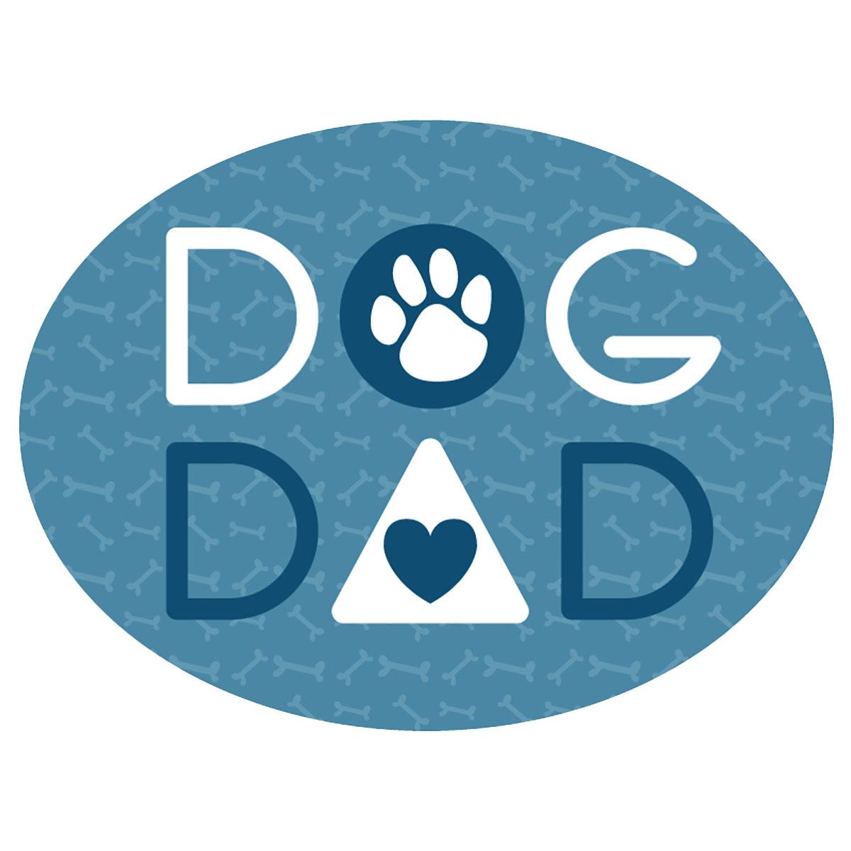 Dog Speak Dog Dad Sticker