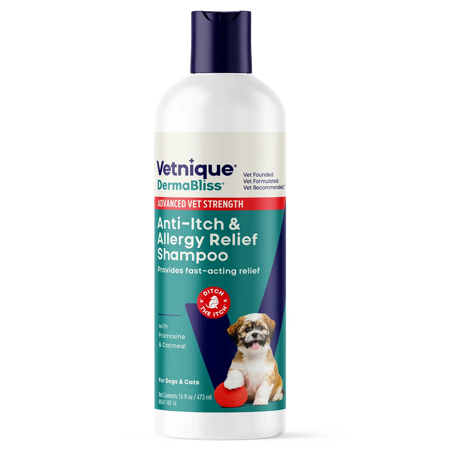 Dermabliss Anti-Itch Allergy Shampoo for Dogs & Cats