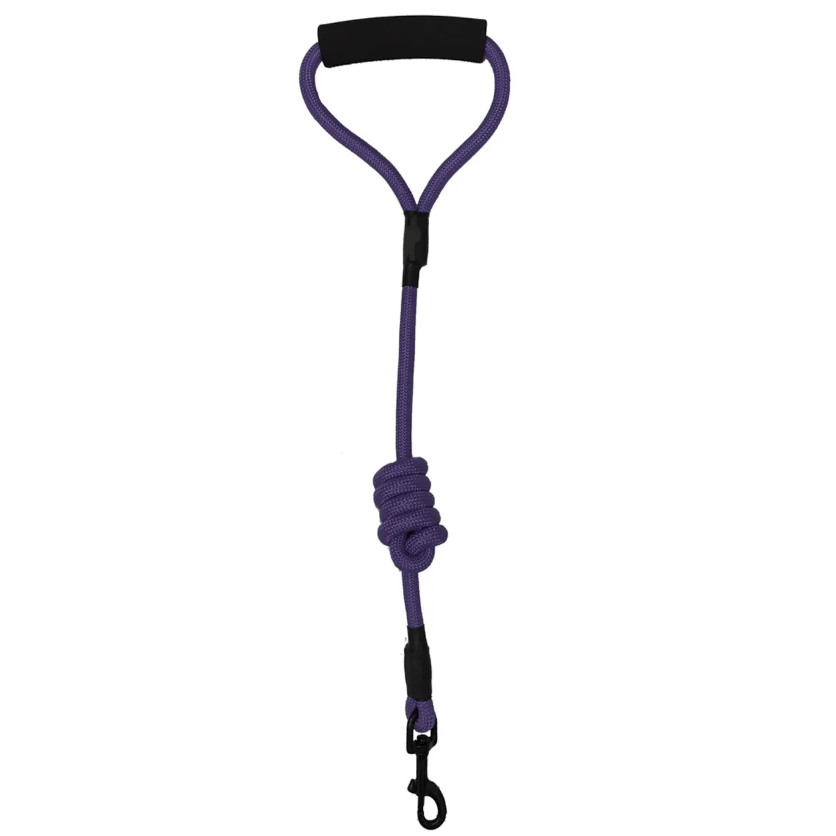Dogline Round Nylon Dog Leash - Purple