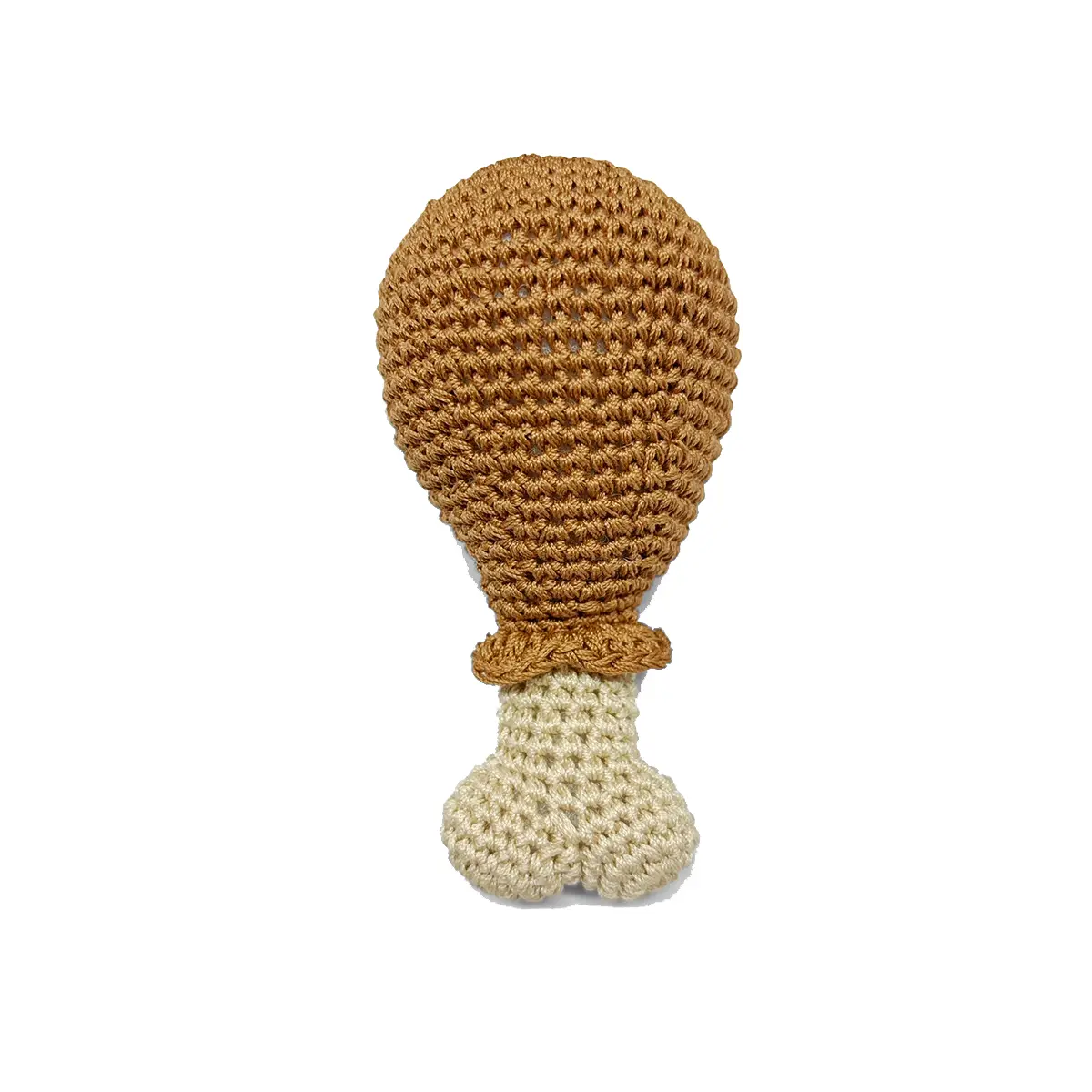 DOGO PAWer Crochet Dog Toy - Chicken Leg