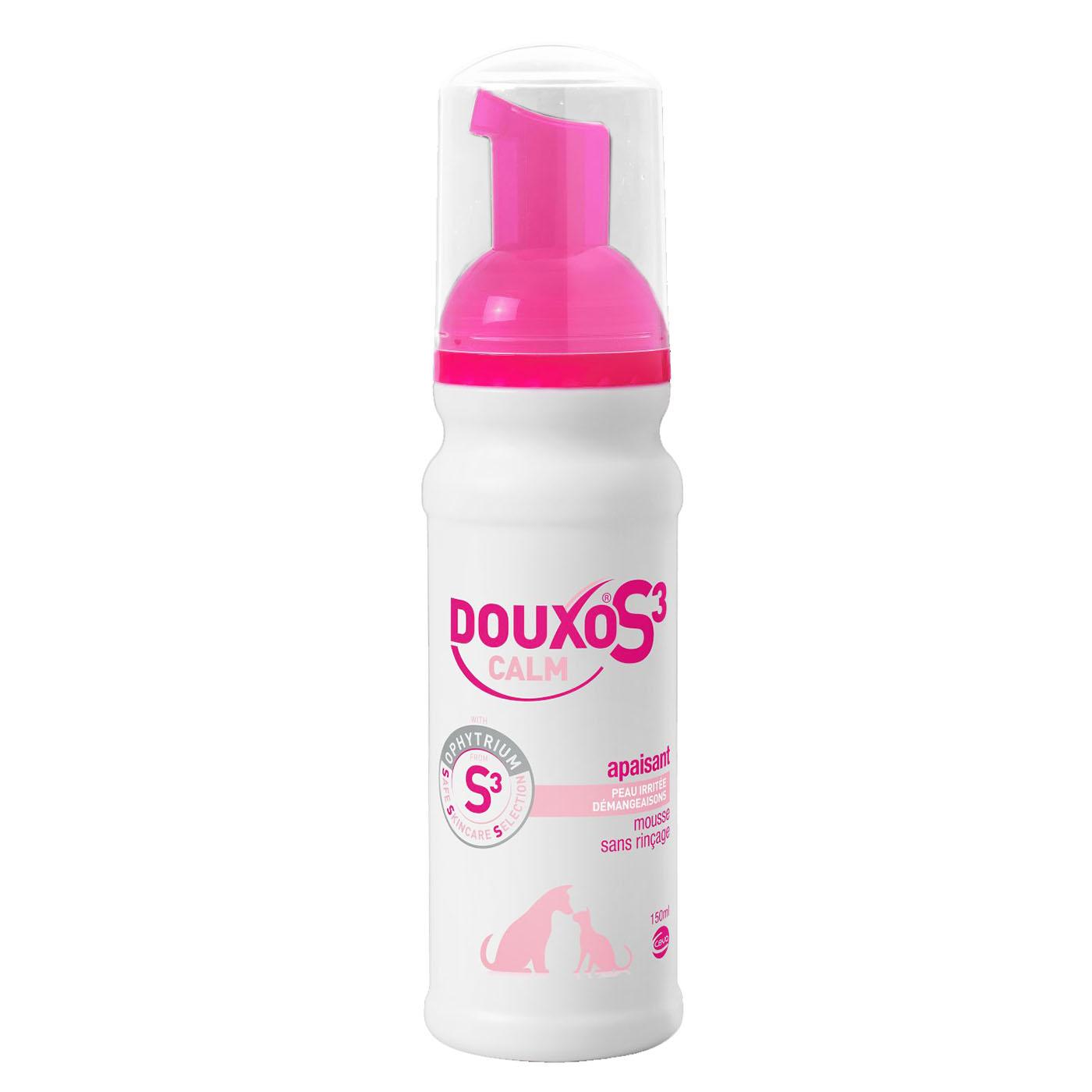DOUXO S3 Calm Mousse Anti-Itch Leave-In Foam for Dogs and Cats