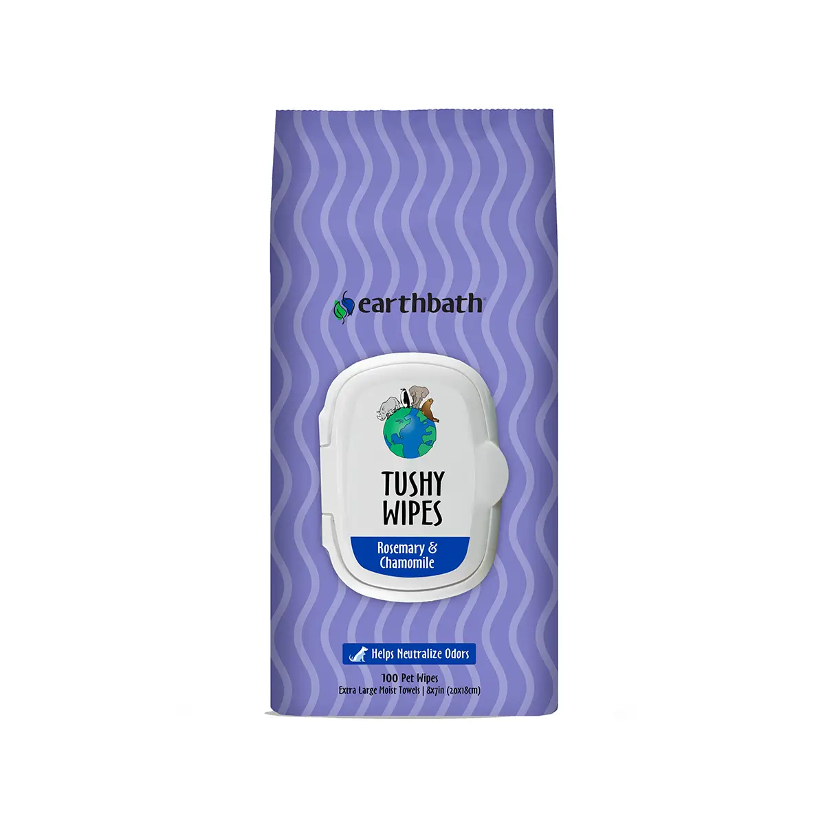 earthbathÂ® Tushy Wipes - Rosemary & Chamomile