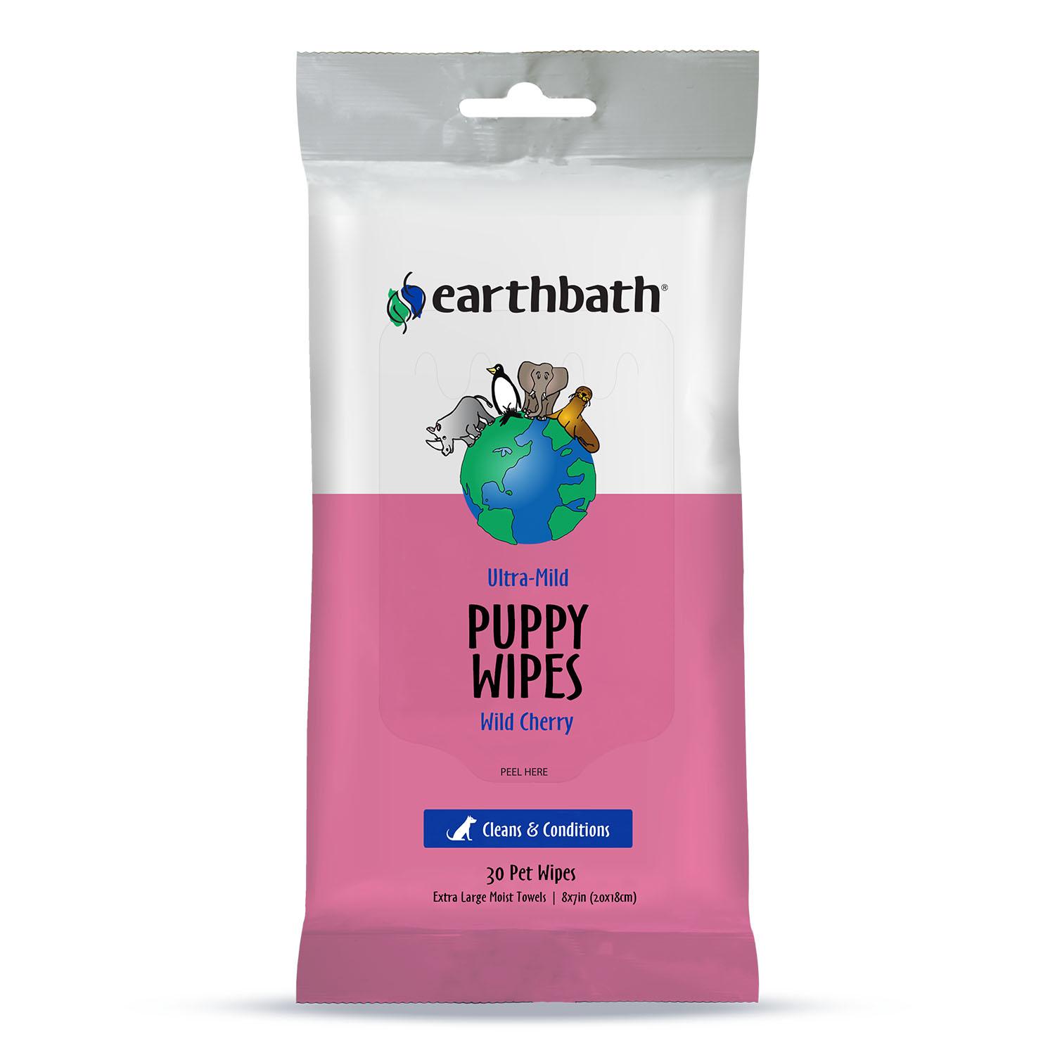 earthbathÂ® Ultra Mild Puppy Grooming Wipes