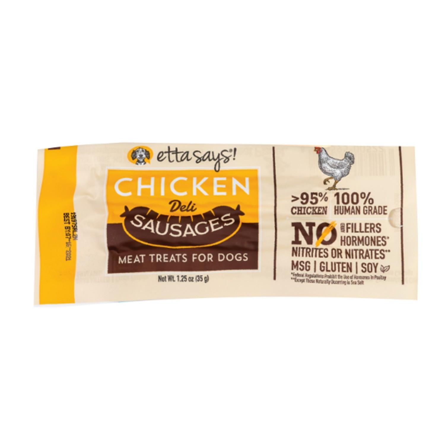 Etta Says! Meat Dog Treat - Chicken Sausage