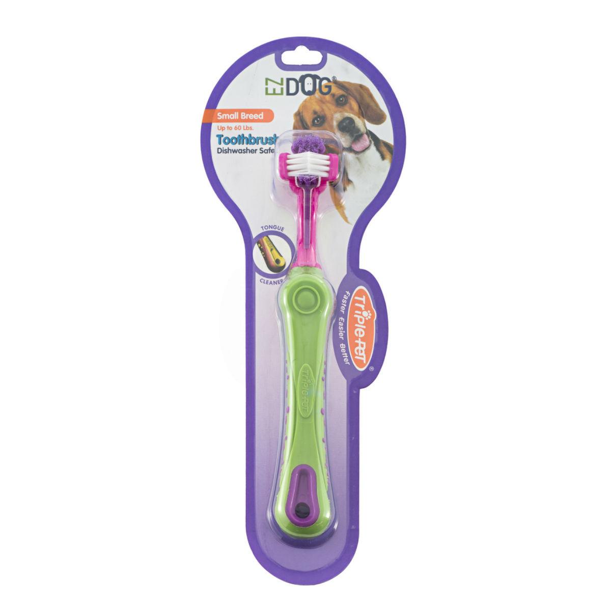 EZ DOG 3-Sided Dog Toothbrush