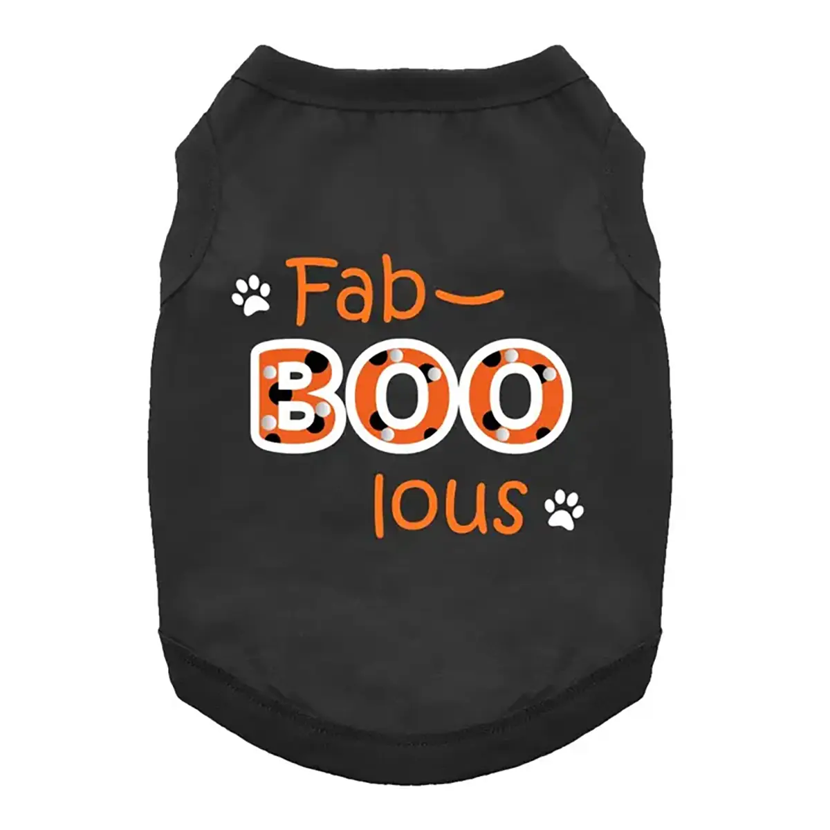 Fab-Boo-Lous Dog Shirt by Doggie Design - Black 