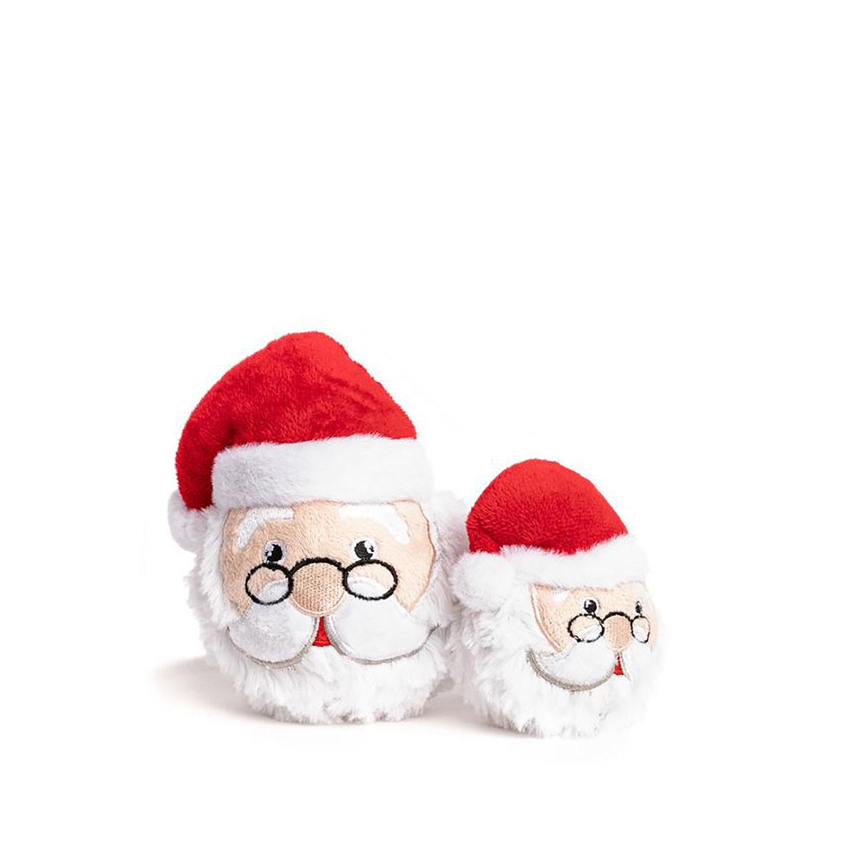 fabdogÂ® Holiday faball Dog Toy - Santa