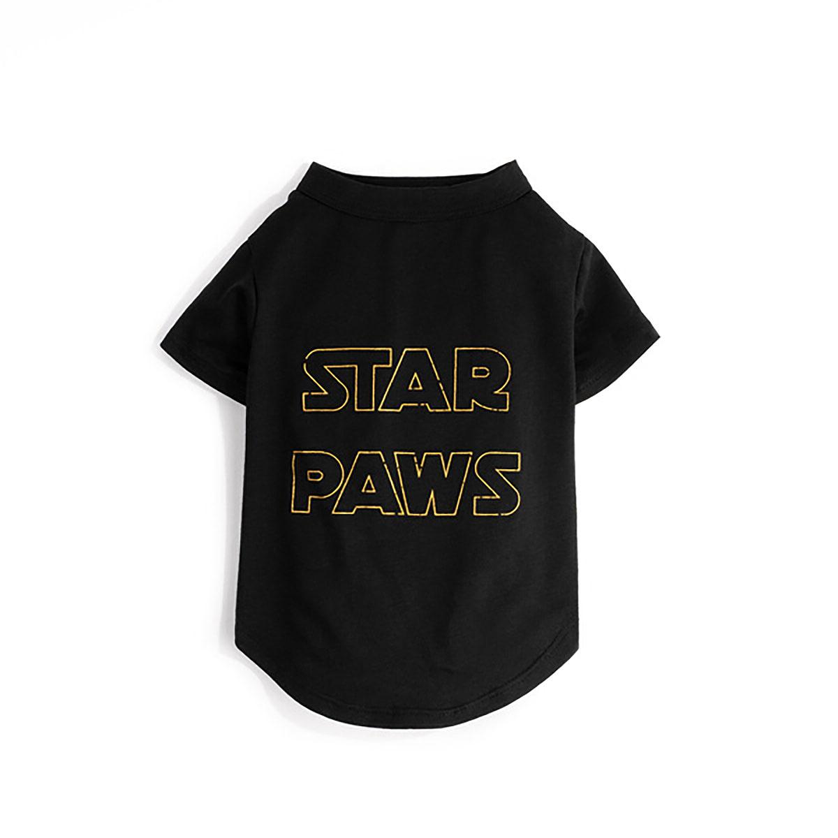 fabdogÂ® Star Paws Dog Shirt - Black