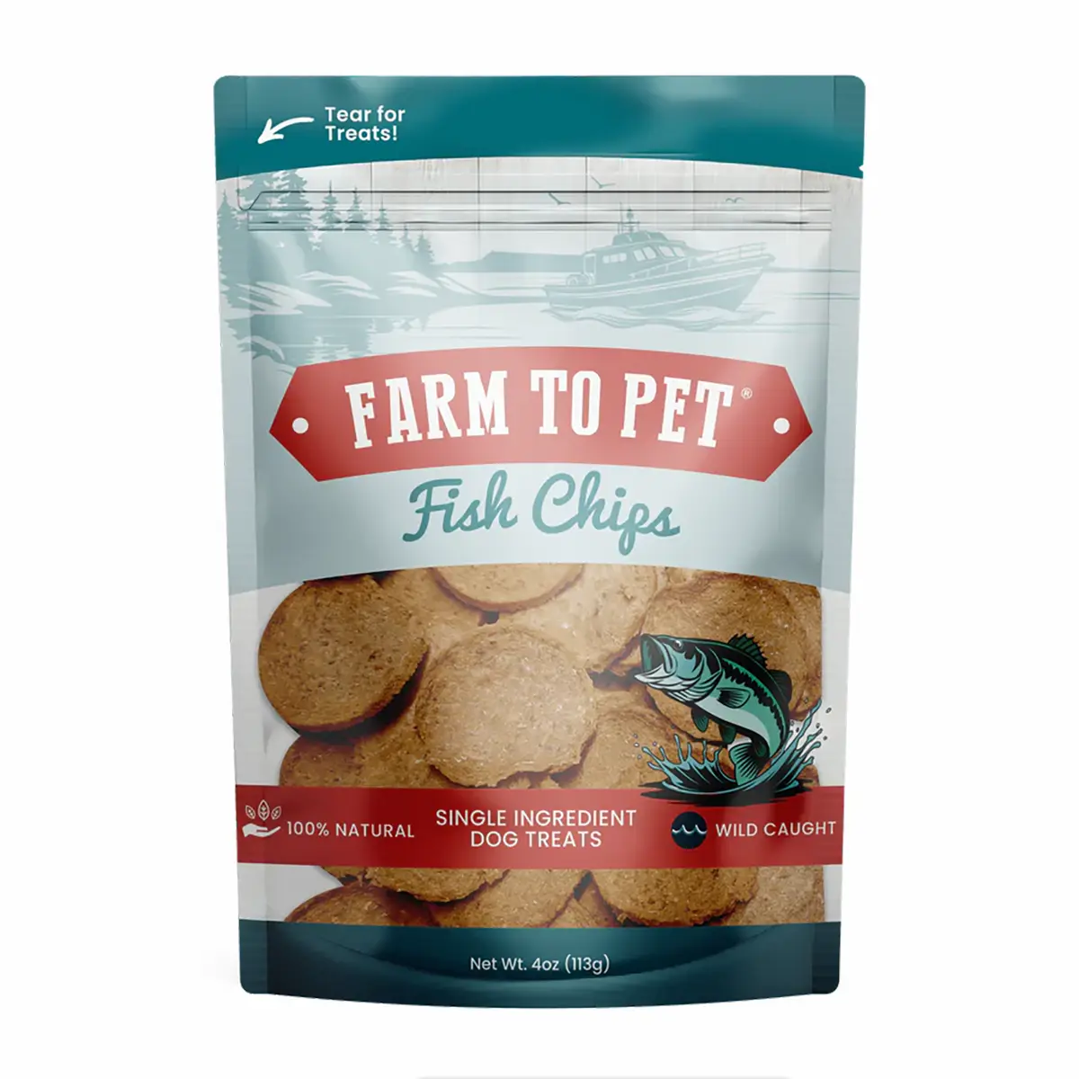 Farm To Pet Fish Chips Dog Treats