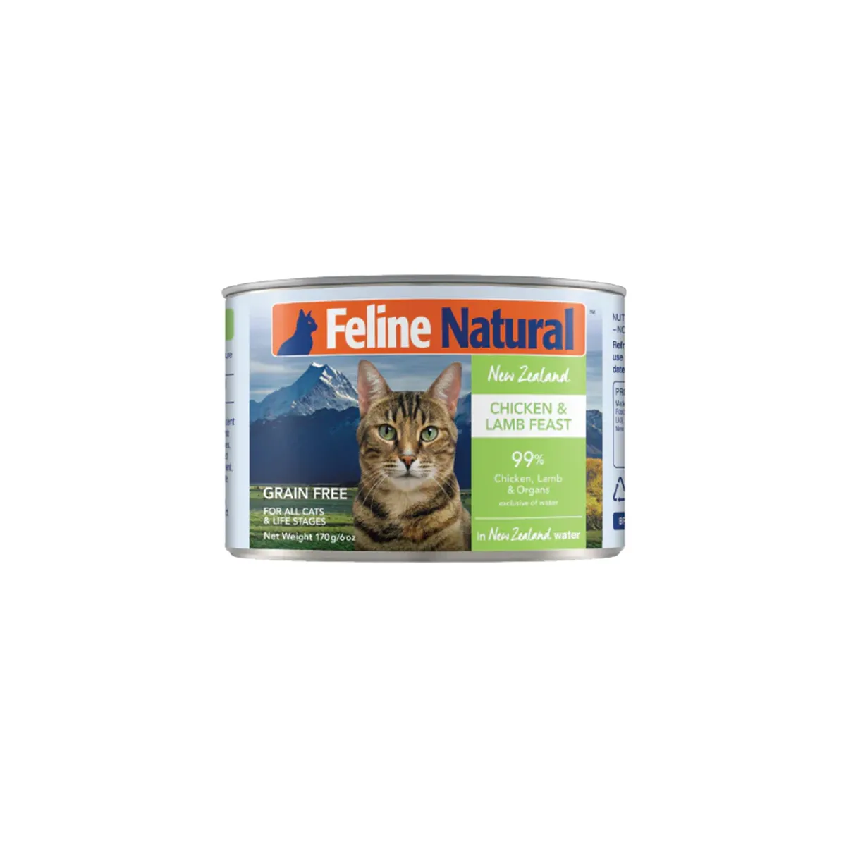 Feline Natural Grain Free Wet Cat Food - Chicken & Lamb