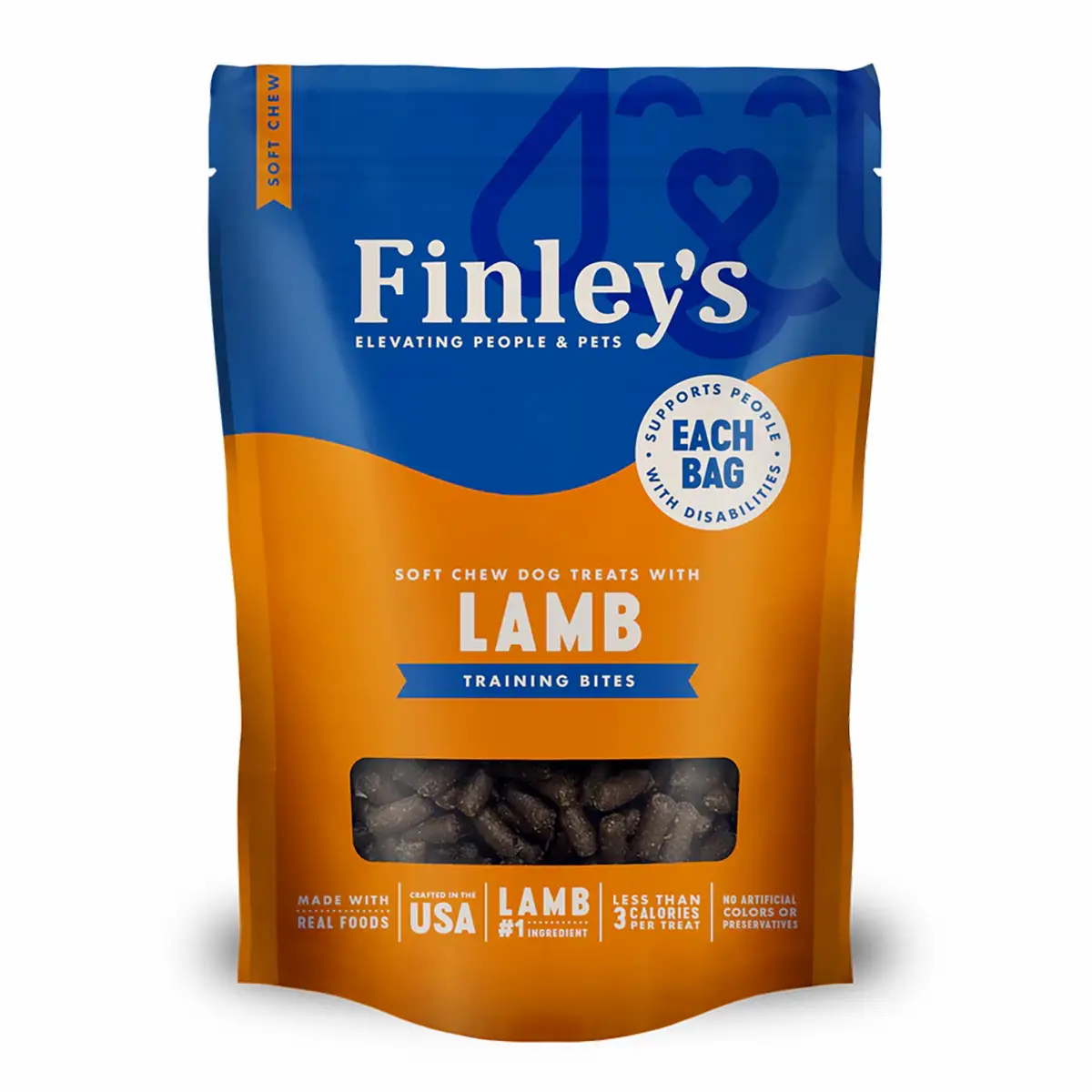 Finley's Soft Chew Training Bites Dog Treats - Lamb