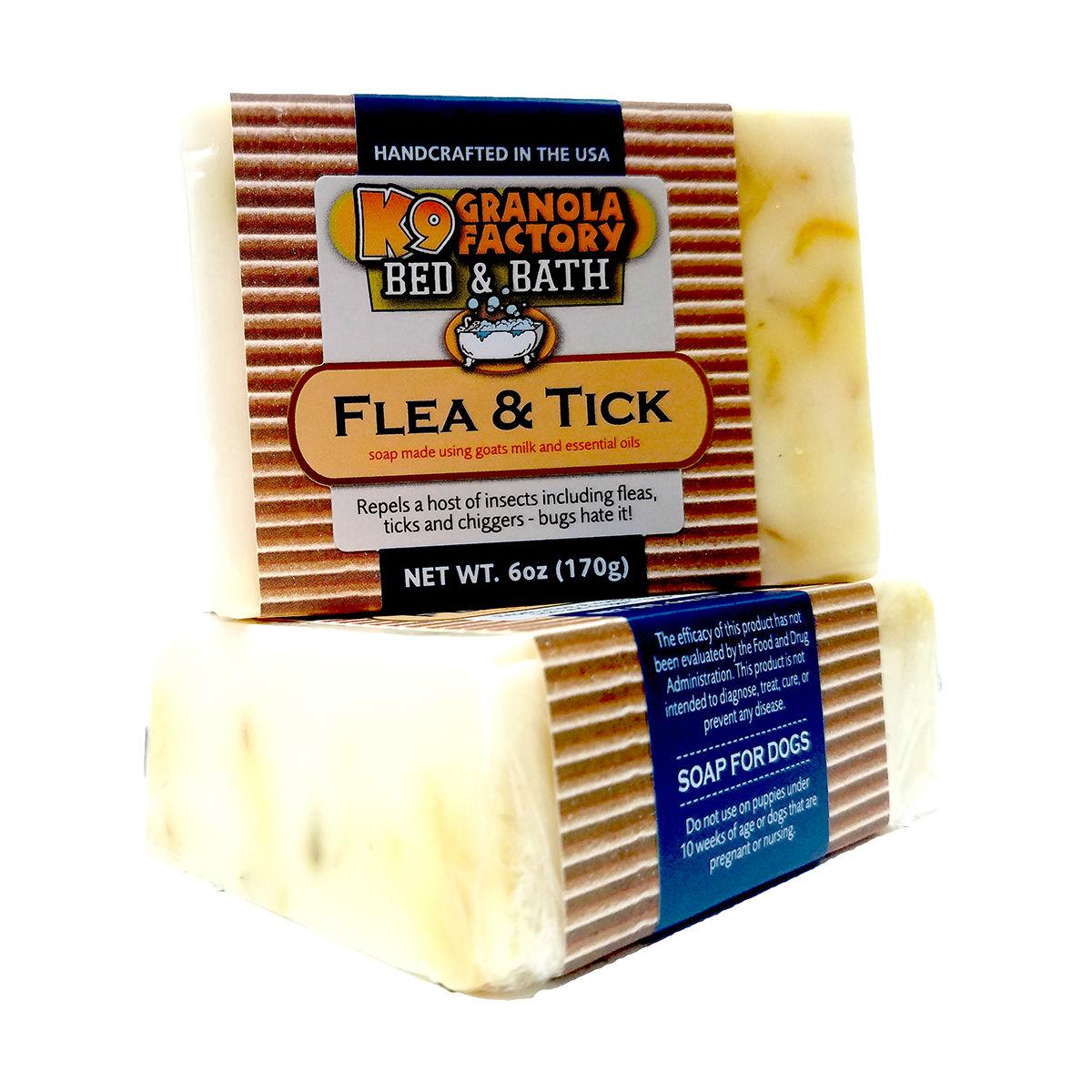K9 Granola Factory Flea & Tick Dog Shampoo Bar 