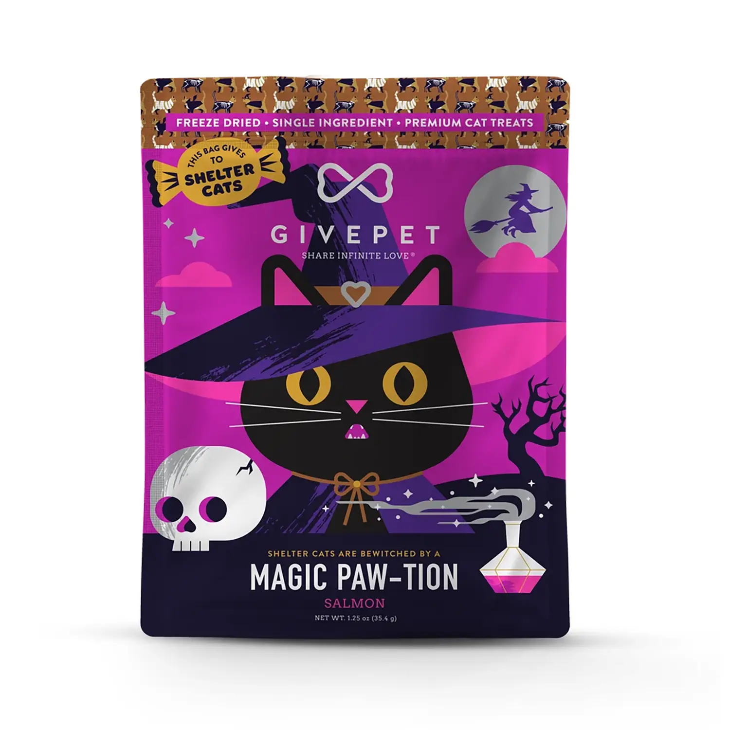 GivePet Magic Paw-tion Freeze Dried Cat Treats - Salmon