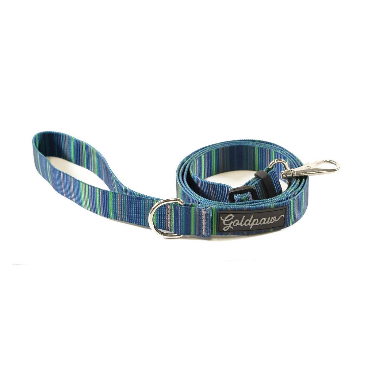 Gold Paw Adjustable Length Dog Leash - Riverbed