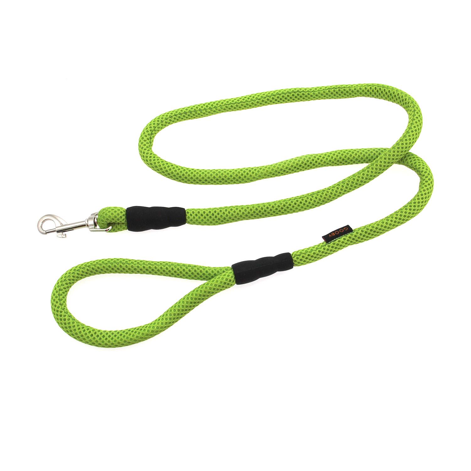 Gooby Mesh Fabric Dog Leash - Green