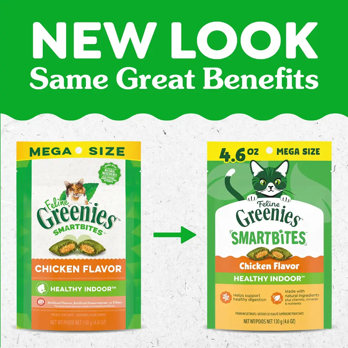 Greenies Smartbites Healthy Indoor Cat Treats - Chicken