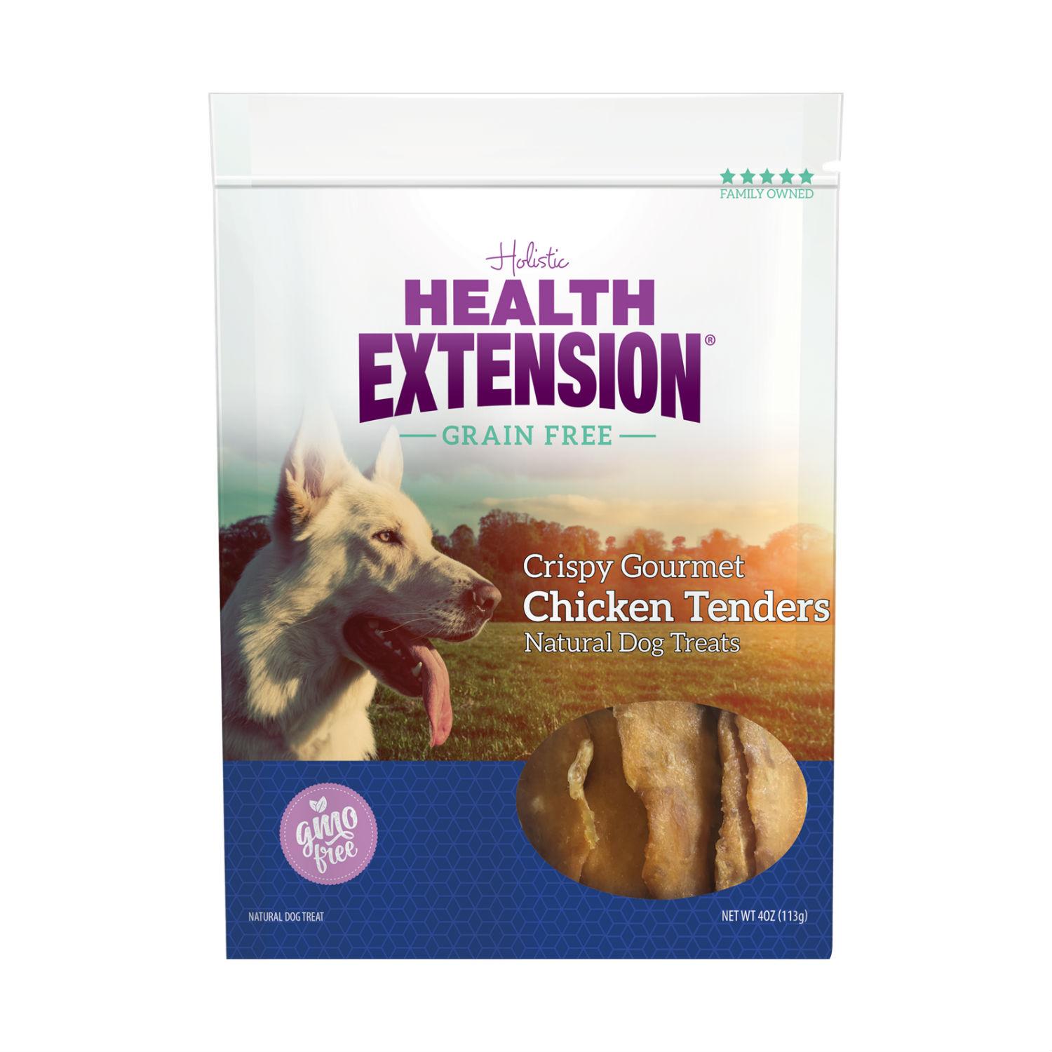 Health Extension Crispy Grain Free Natural Dog Treats - Chicken Tenders