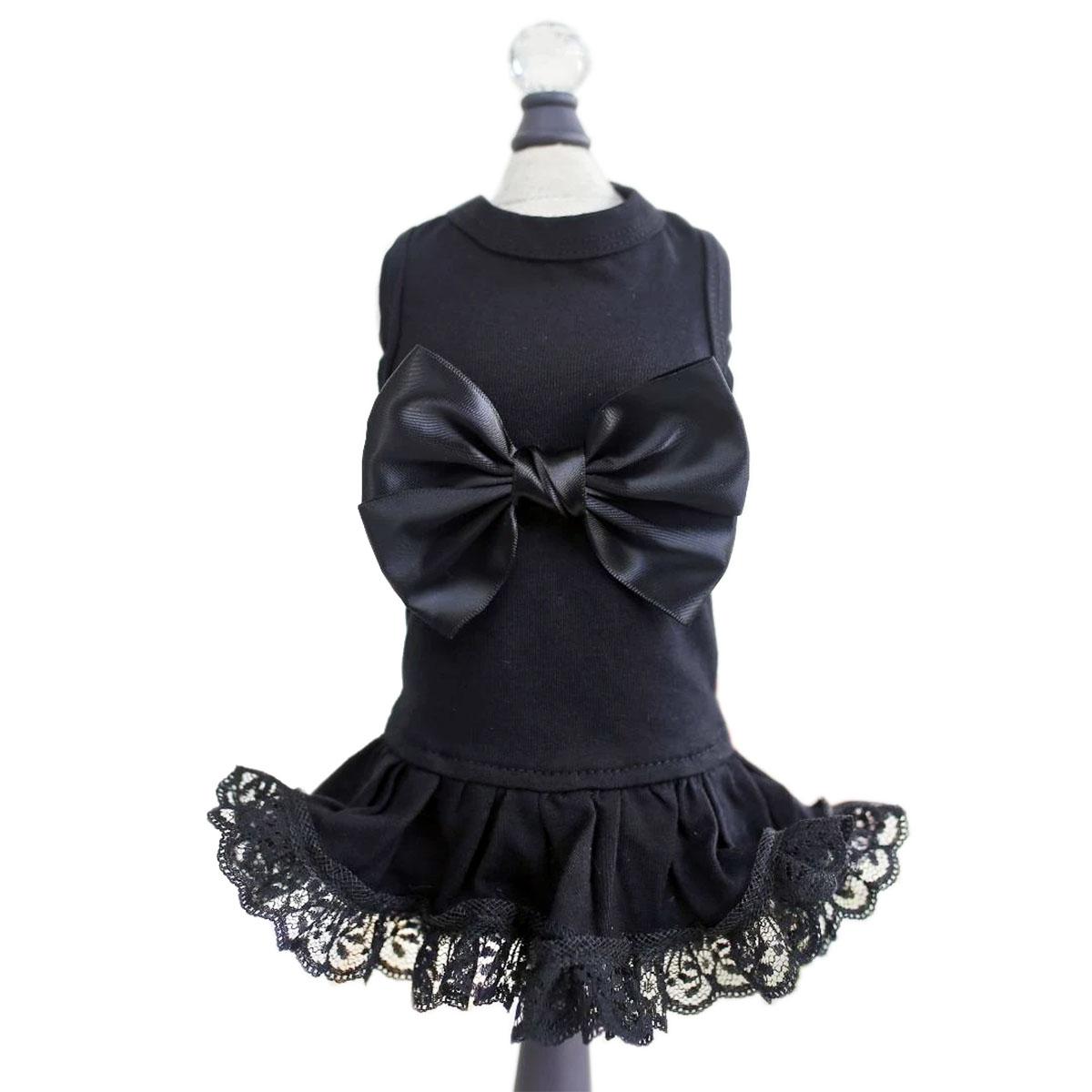 Hello Doggie Ballerina Dog Dress - Black