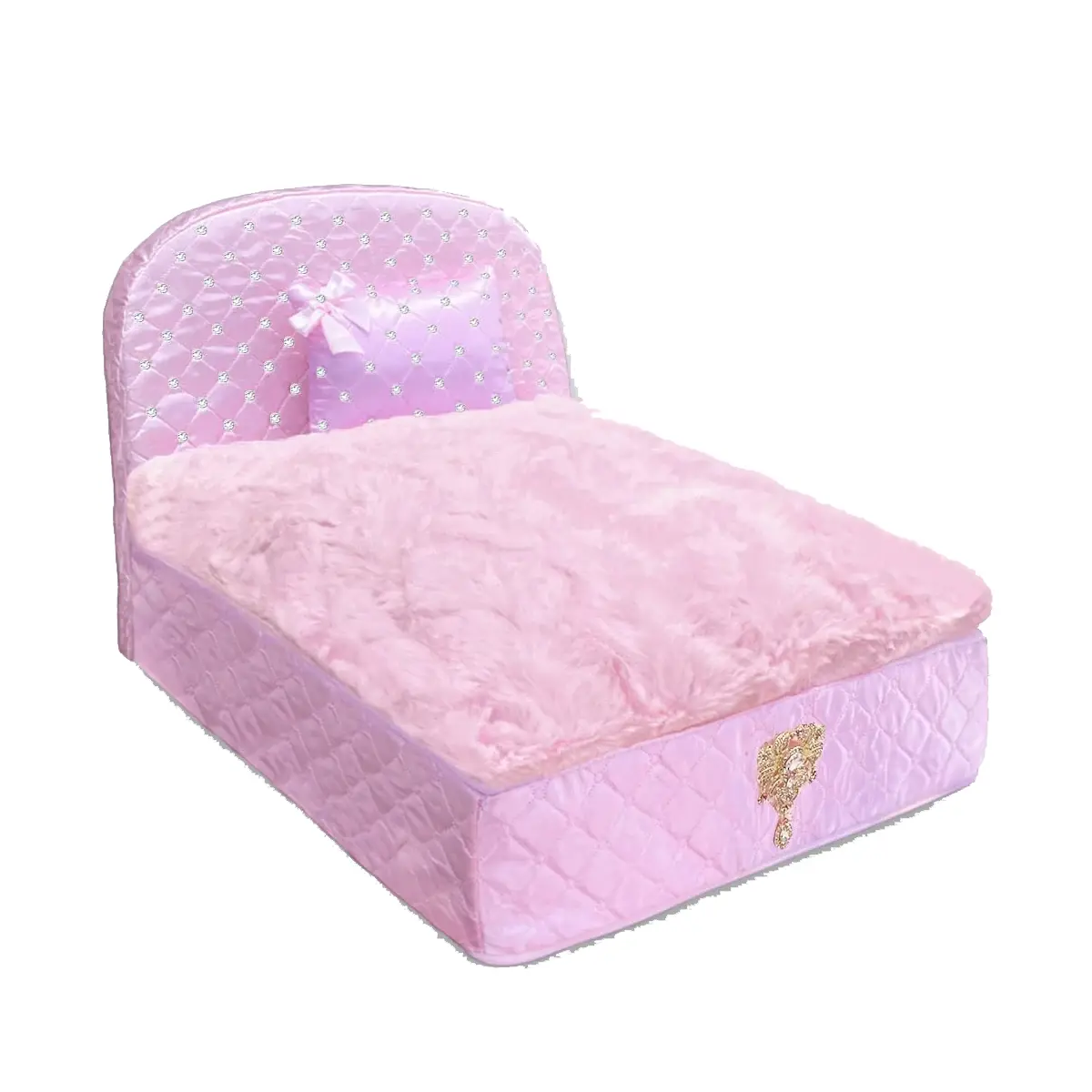 Hello Doggie Glamour Baby Dog Bed - Pink Blush