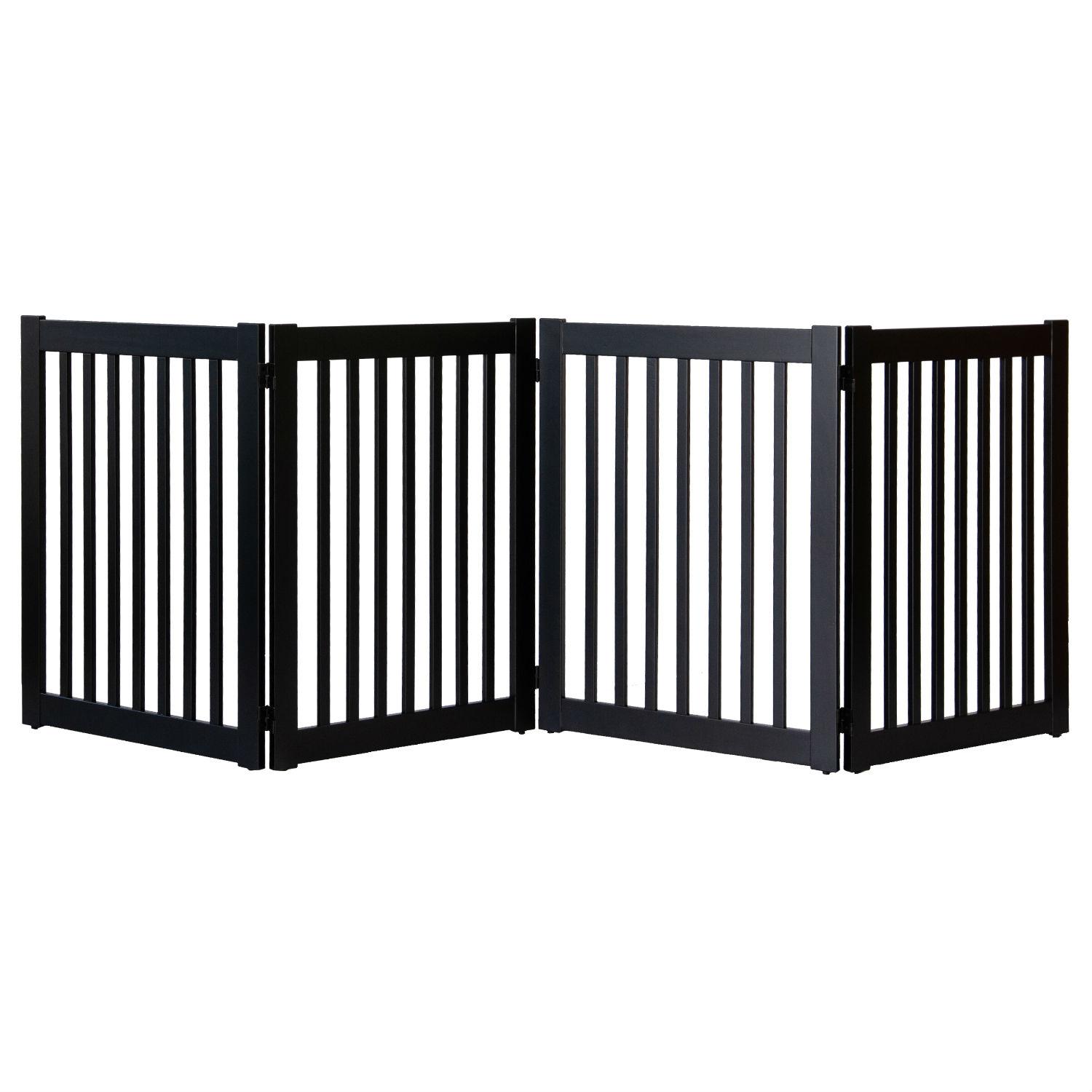 Dynamic Accents Highlander Free Standing EZ Dog Gate - Black