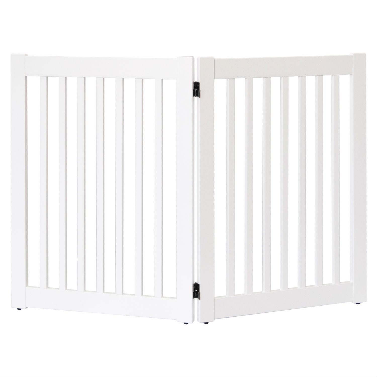 Dynamic Accents Highlander Free Standing EZ Dog Gate - White