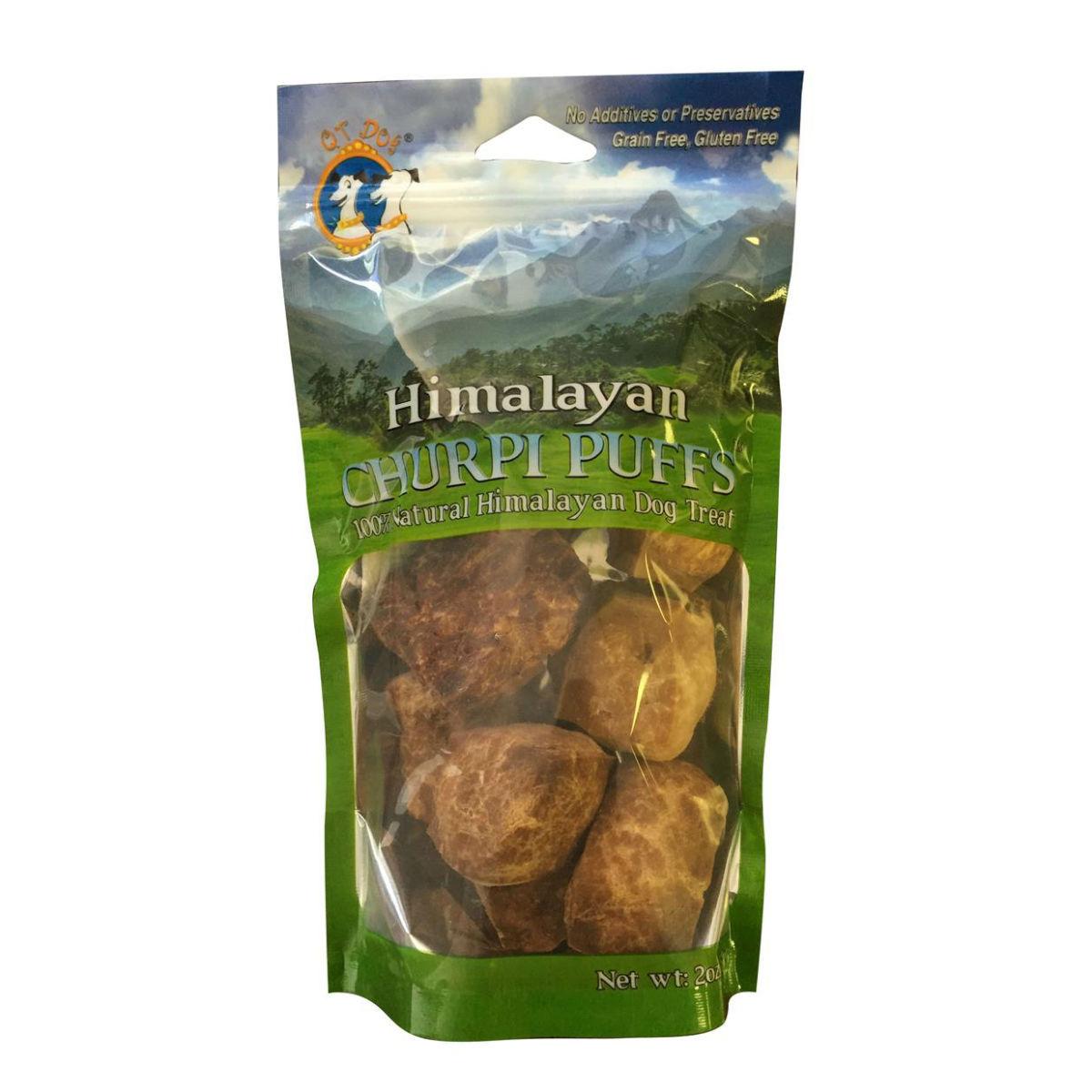 QT Dog Himalayan Churpi Micro Puffs Yak Milk Cheese Dog Treat From Nepal