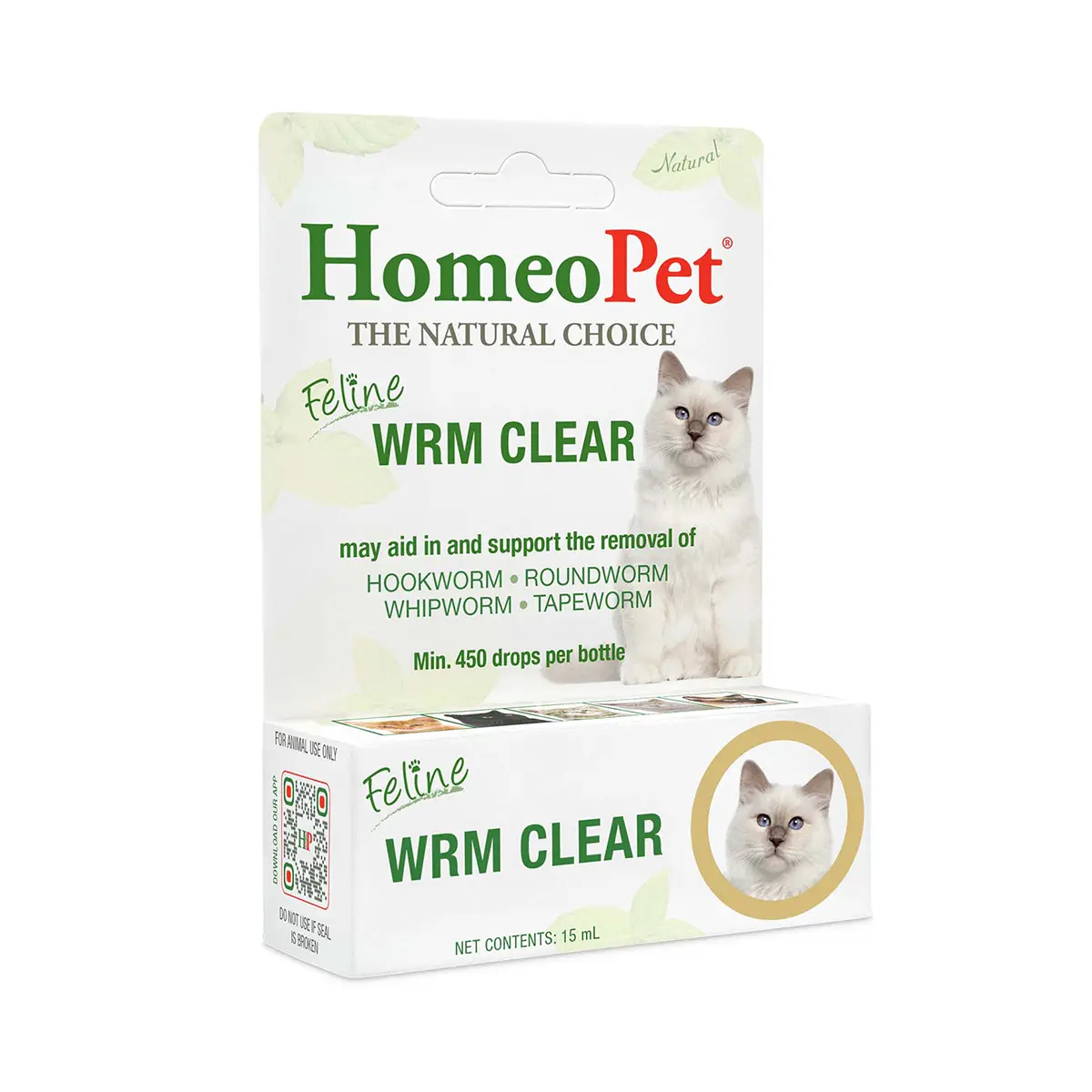 HomeoPet Feline WRM Clear Cat Supplement