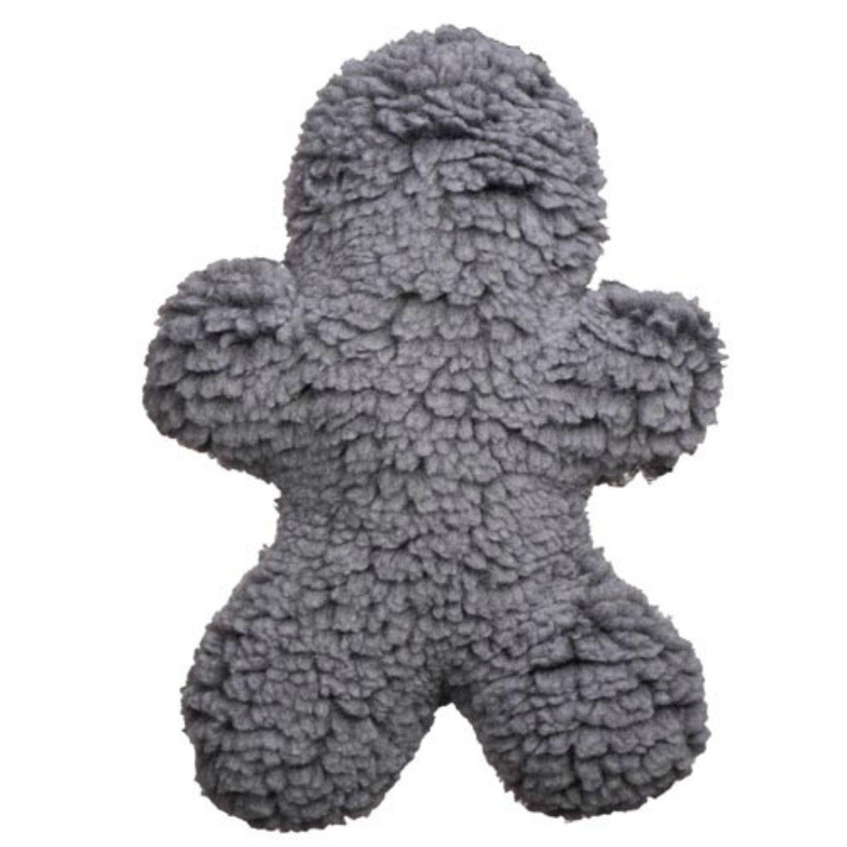HuggleHounds HuggleFleece Men Dog Toy - Gray