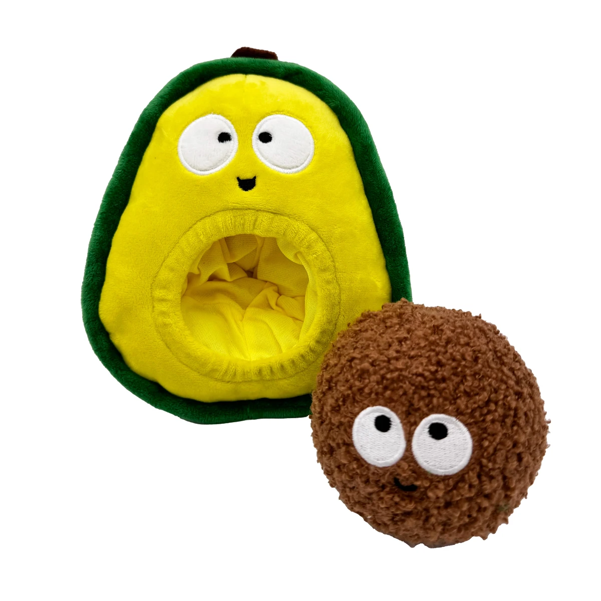 Huxley & Kent Pop 'n Fetch Plush Dog Toy - Avocado