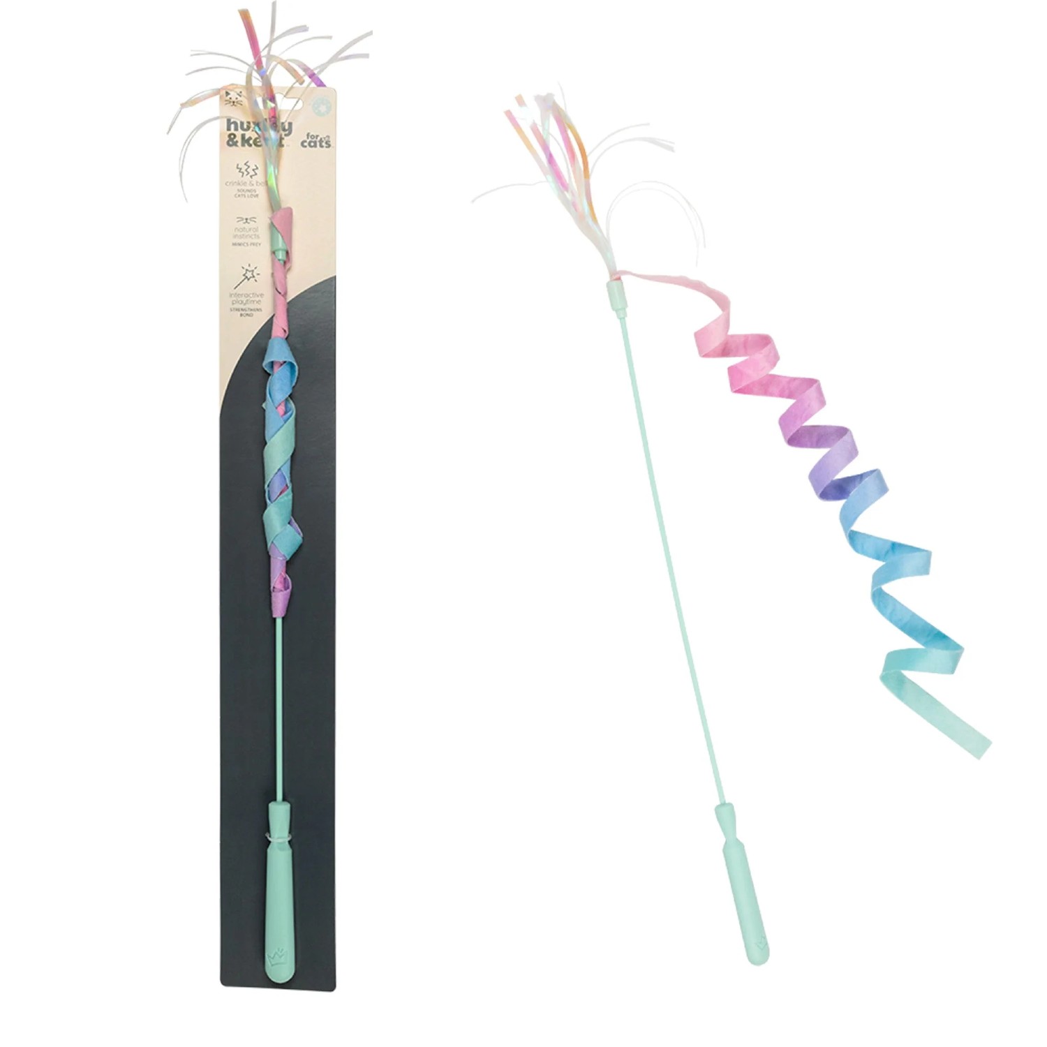 Huxley & Kent Wand Cat Toy - Dance & Lure Pastel