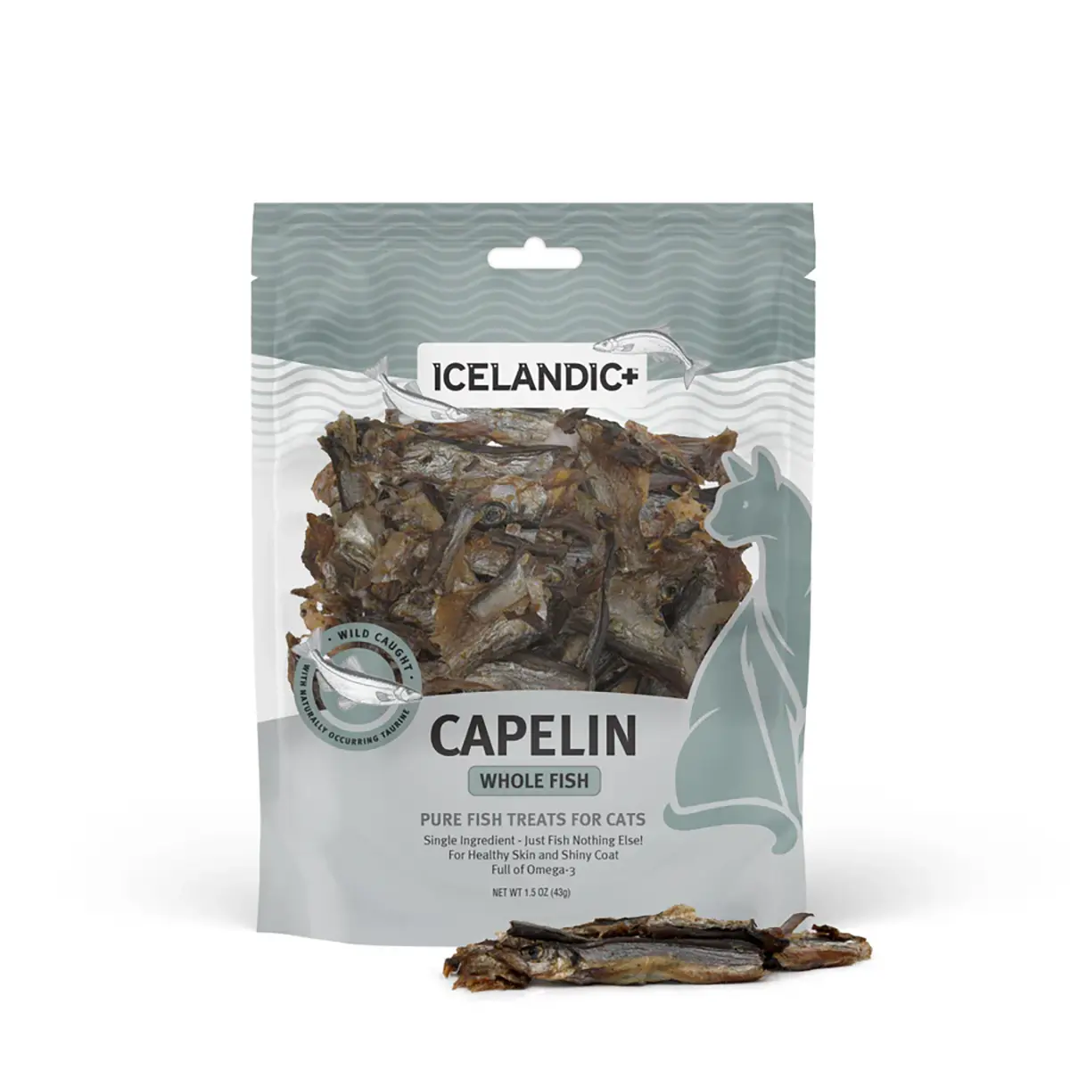 Icelandic+ Capelin Whole Fish and Pieces Cat Treats