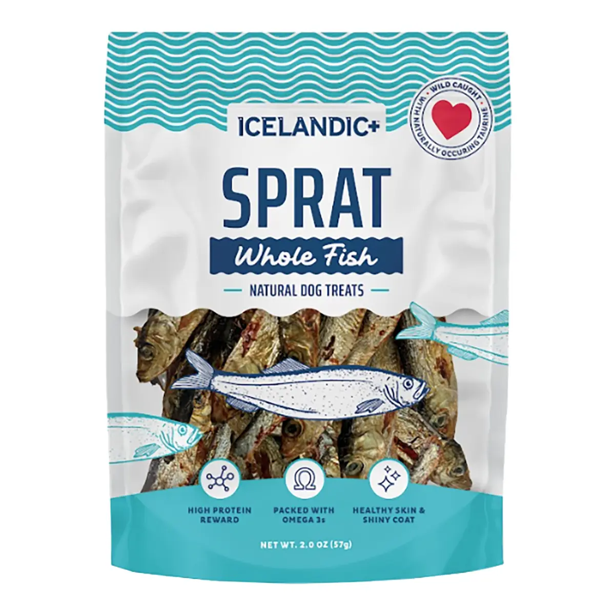 Icelandic+ Sprat Whole Fish Dog Treats