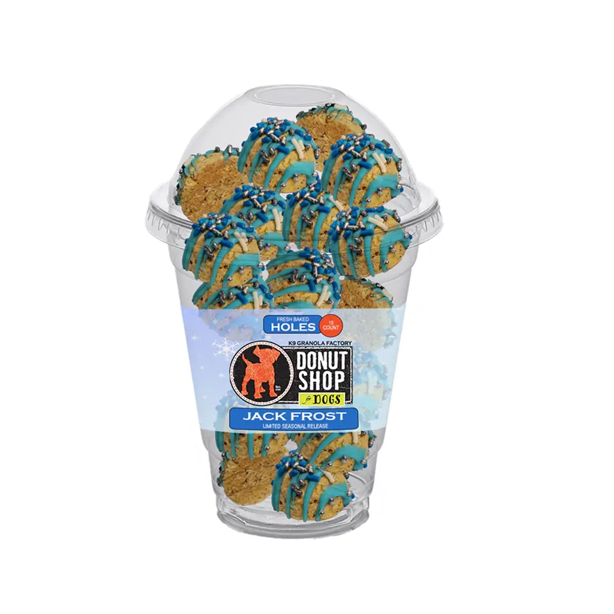 K9 Granola Factory Donut Holes Dog Treats - Jack Frost 