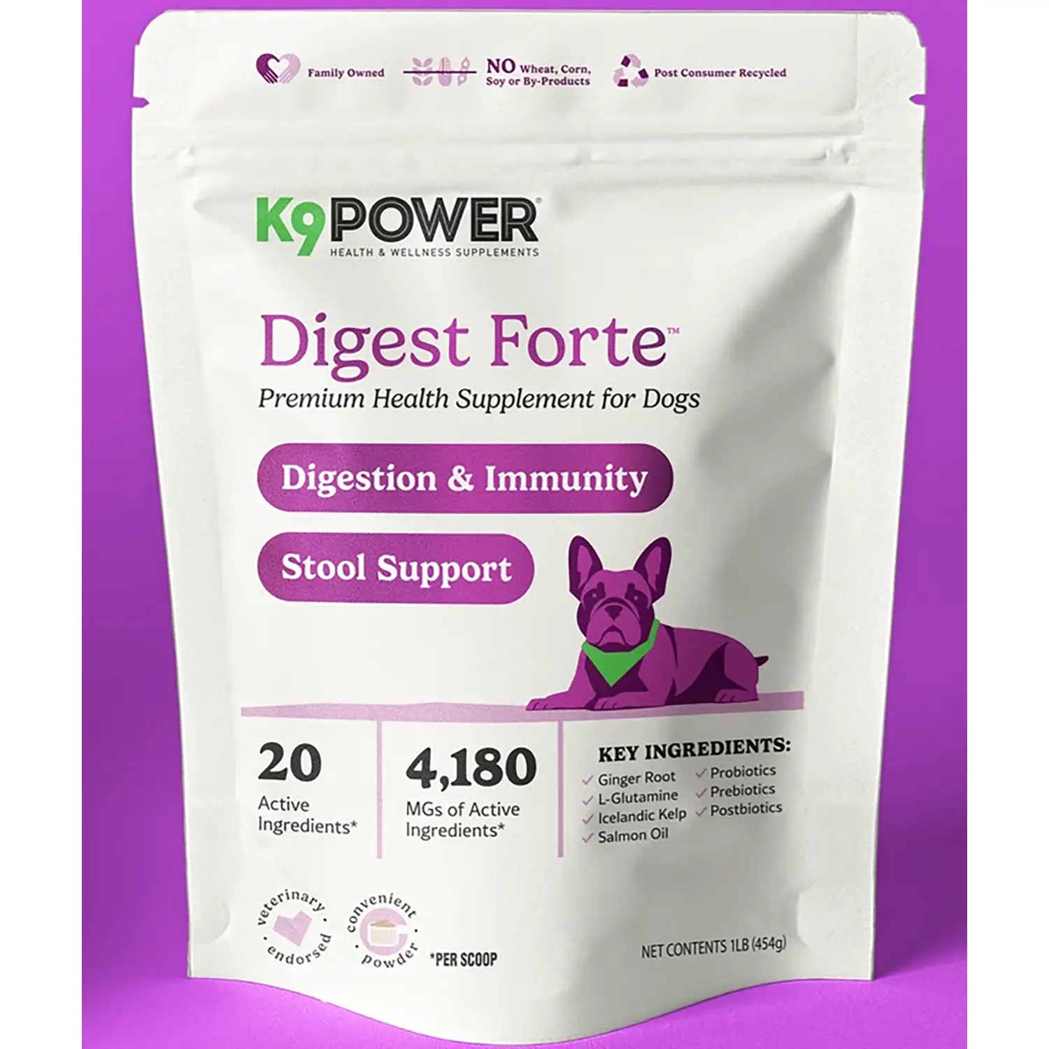K9 Power Digest Forte Digestive Aid Dog Supplement