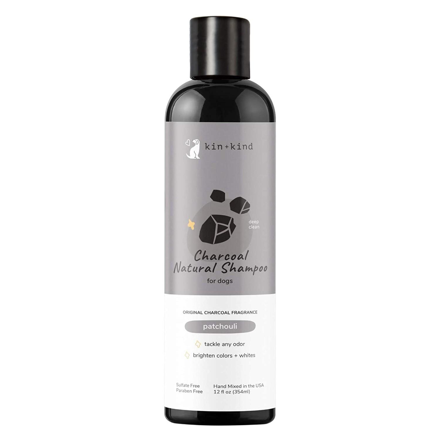 kin+kind Charcoal Deep Clean Organic Shampoo For Dogs - Patchouli