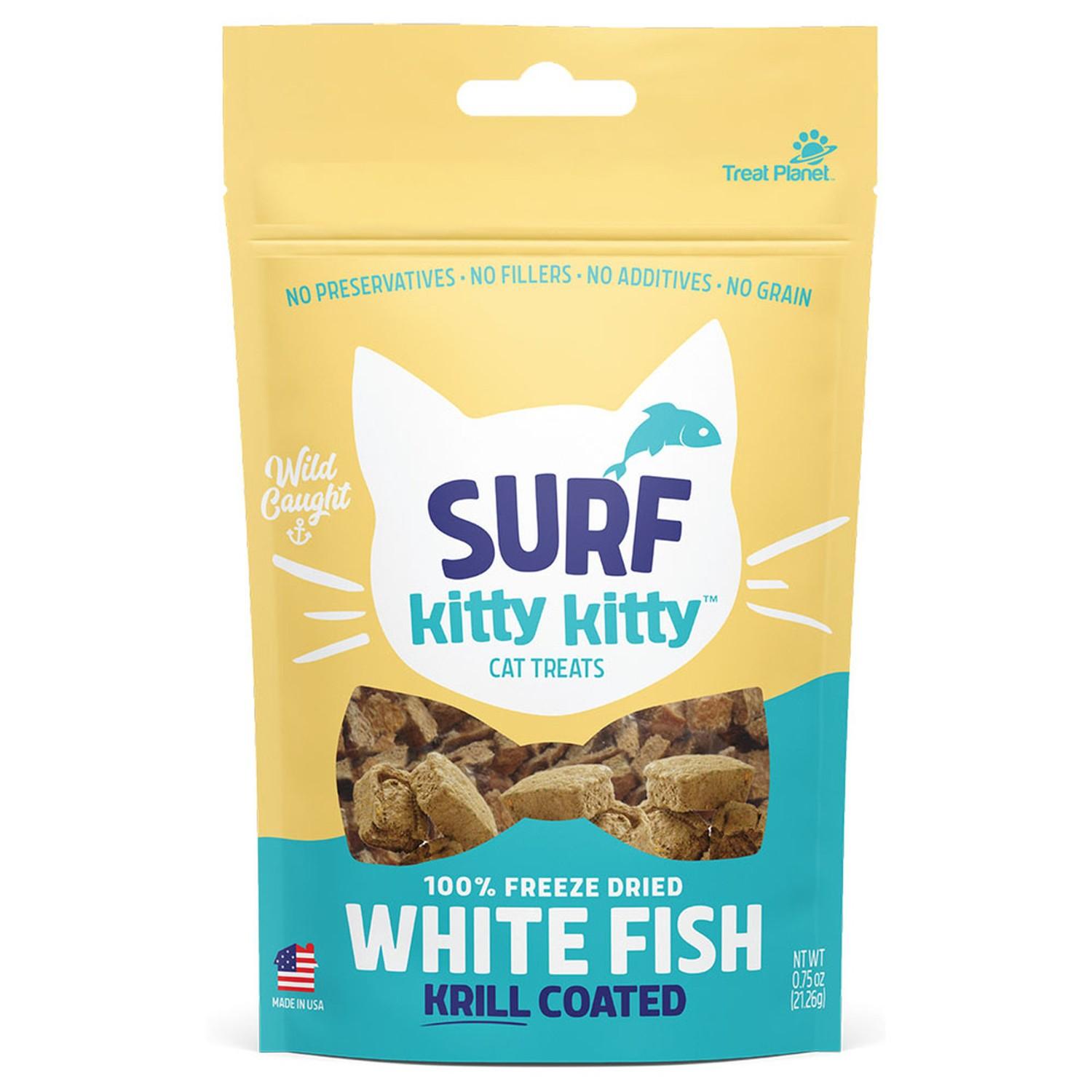 Kitty Kitty Freeze Dried Cat Treats - Surf White Fish
