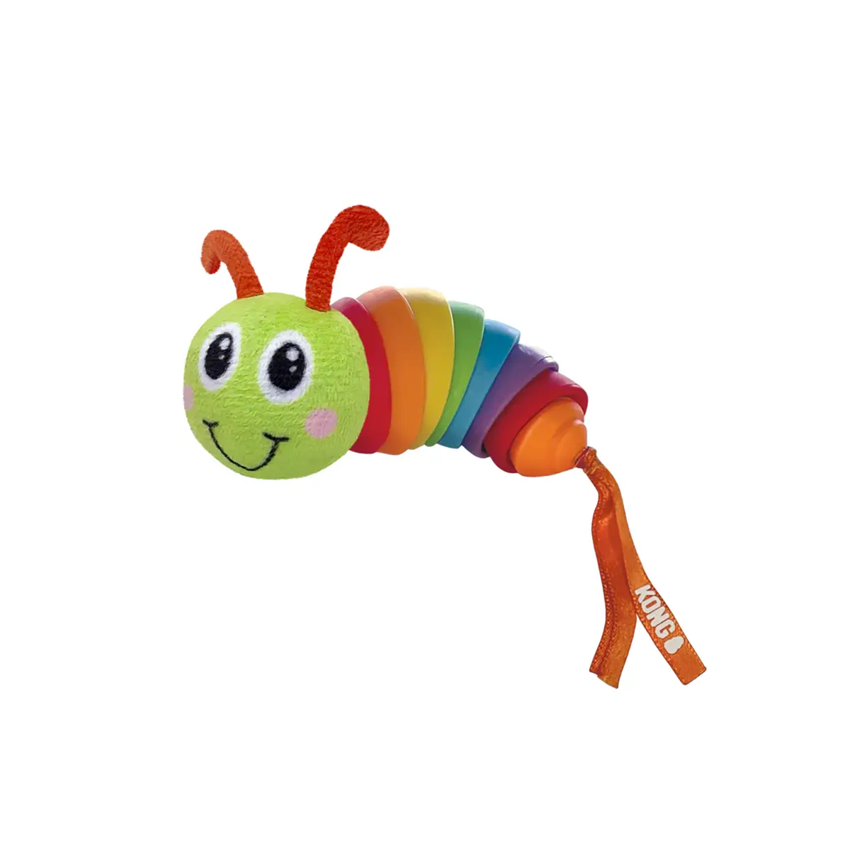 KONG Cat Toy - Bat A Bout Clackz Caterpillar 