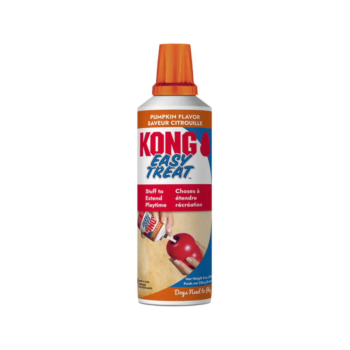 KONG Easy Treat Dog Treat - Pumpkin