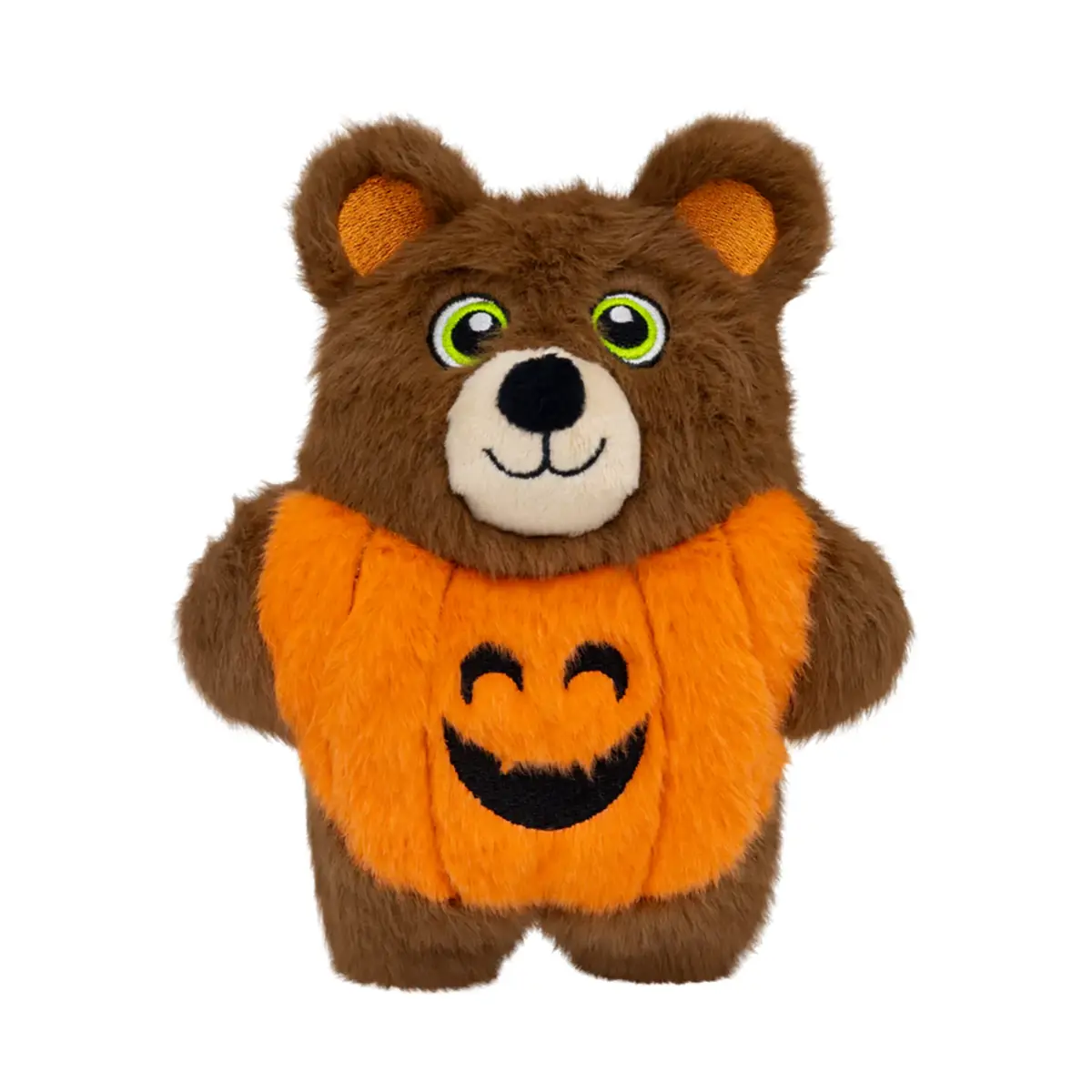 KONG Halloween Snuzzles Dog Toy - Bear in Jack-o-Lantern