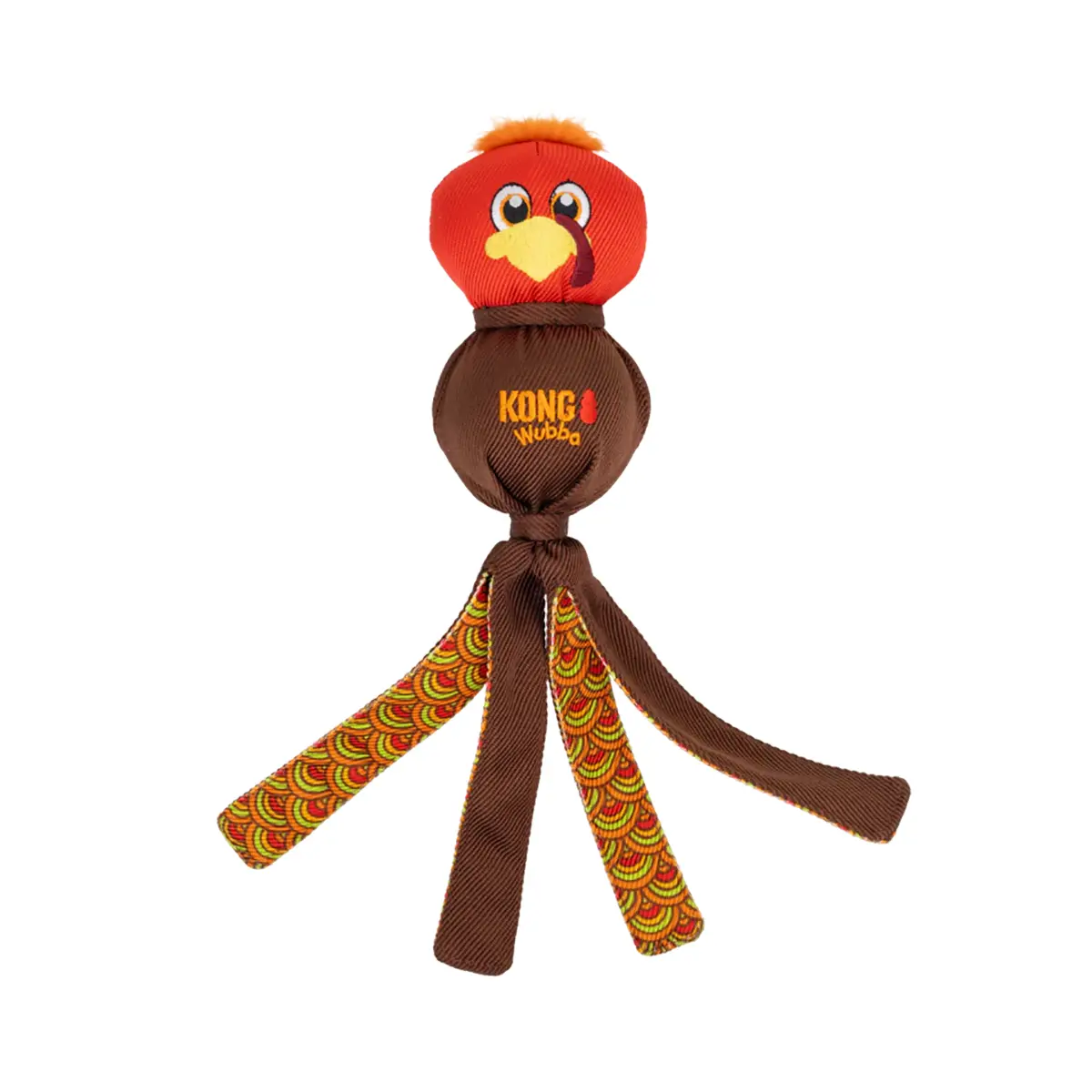 KONG Thanksgiving Wubba Ballistic Dog Toy - Turkey