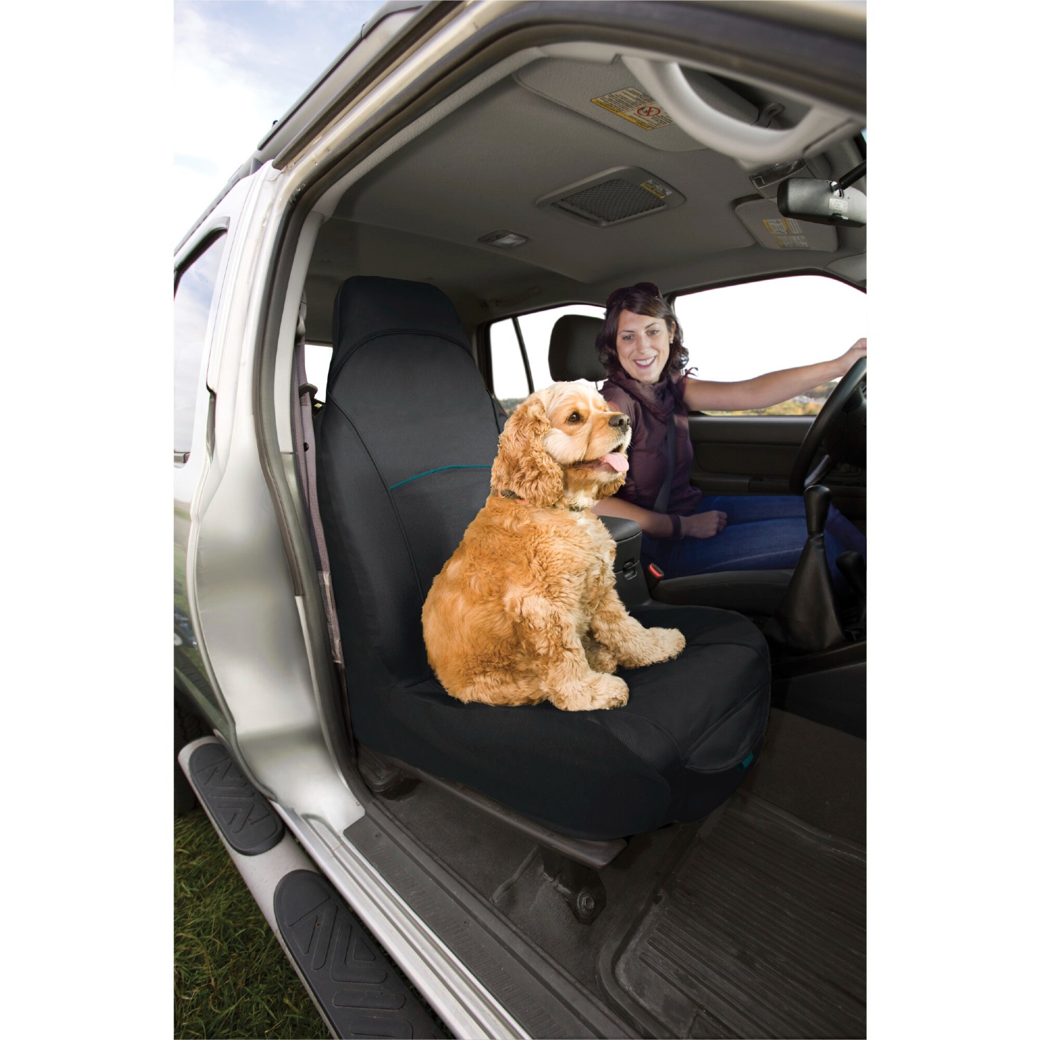 Kurgo Rover Waterproof Pet Bucket Seat Cover - Black