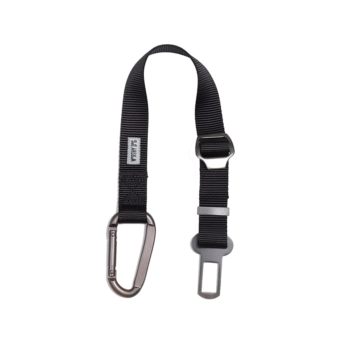 Worthy Dog Safety Seatbelt Tether - Black