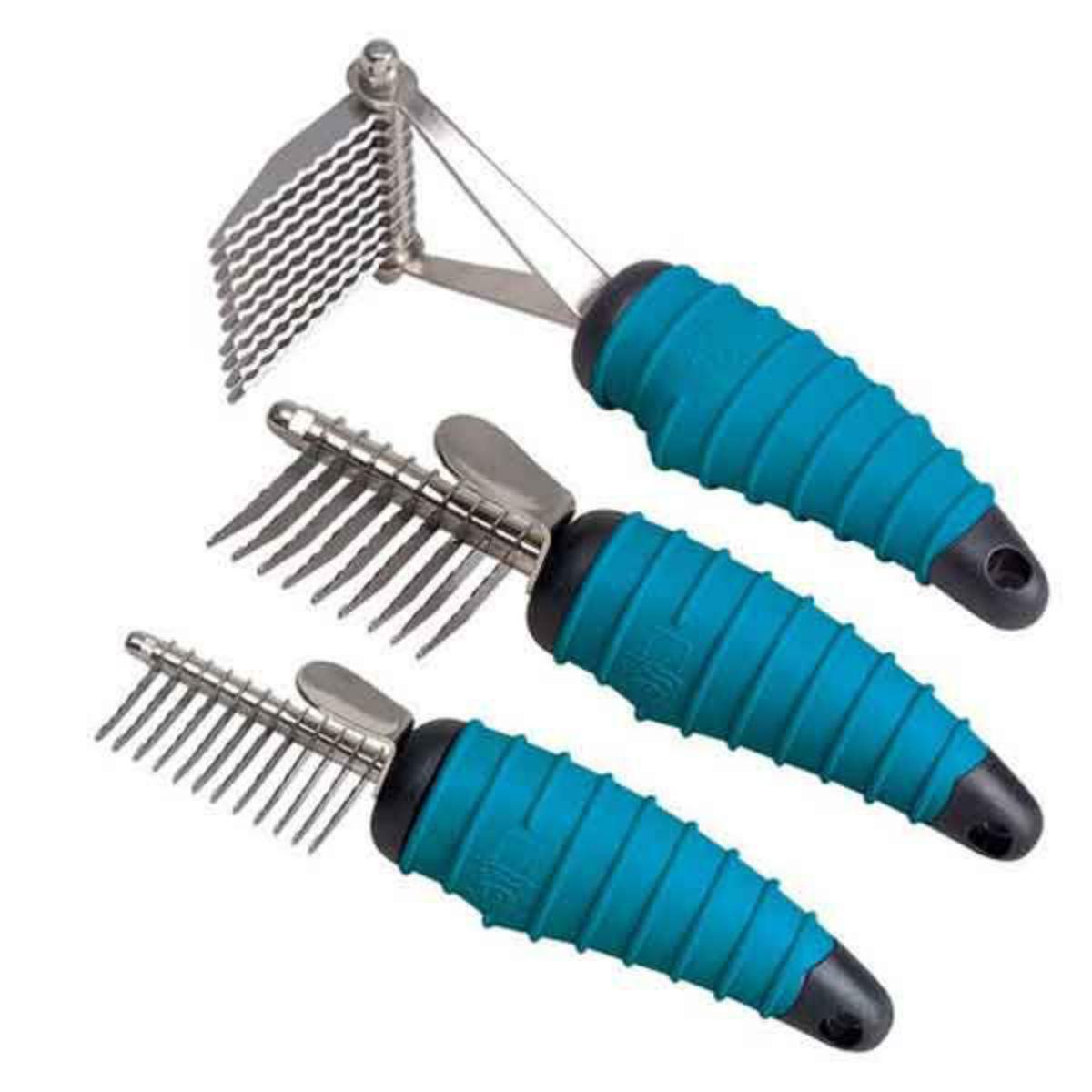 Master Grooming Tools Ergonomic Dematting Tools for Dogs and Cats