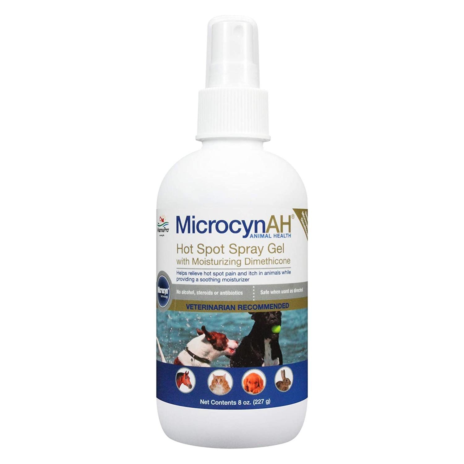 MicrocynAH Hot Spot Spray Gel for Dogs and Cats