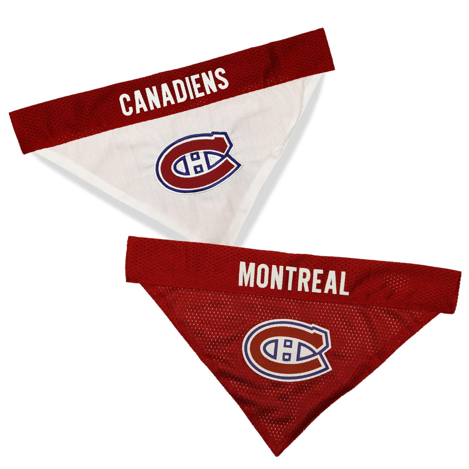 Montreal Canadians Reversible Dog Bandana Collar Slider
